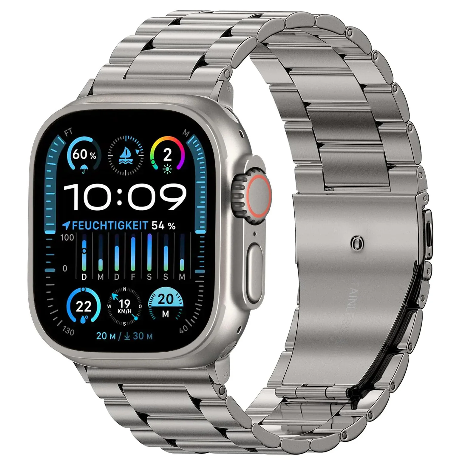arktisband Apple Watch Gliederarmband "Arctica" - Image 34