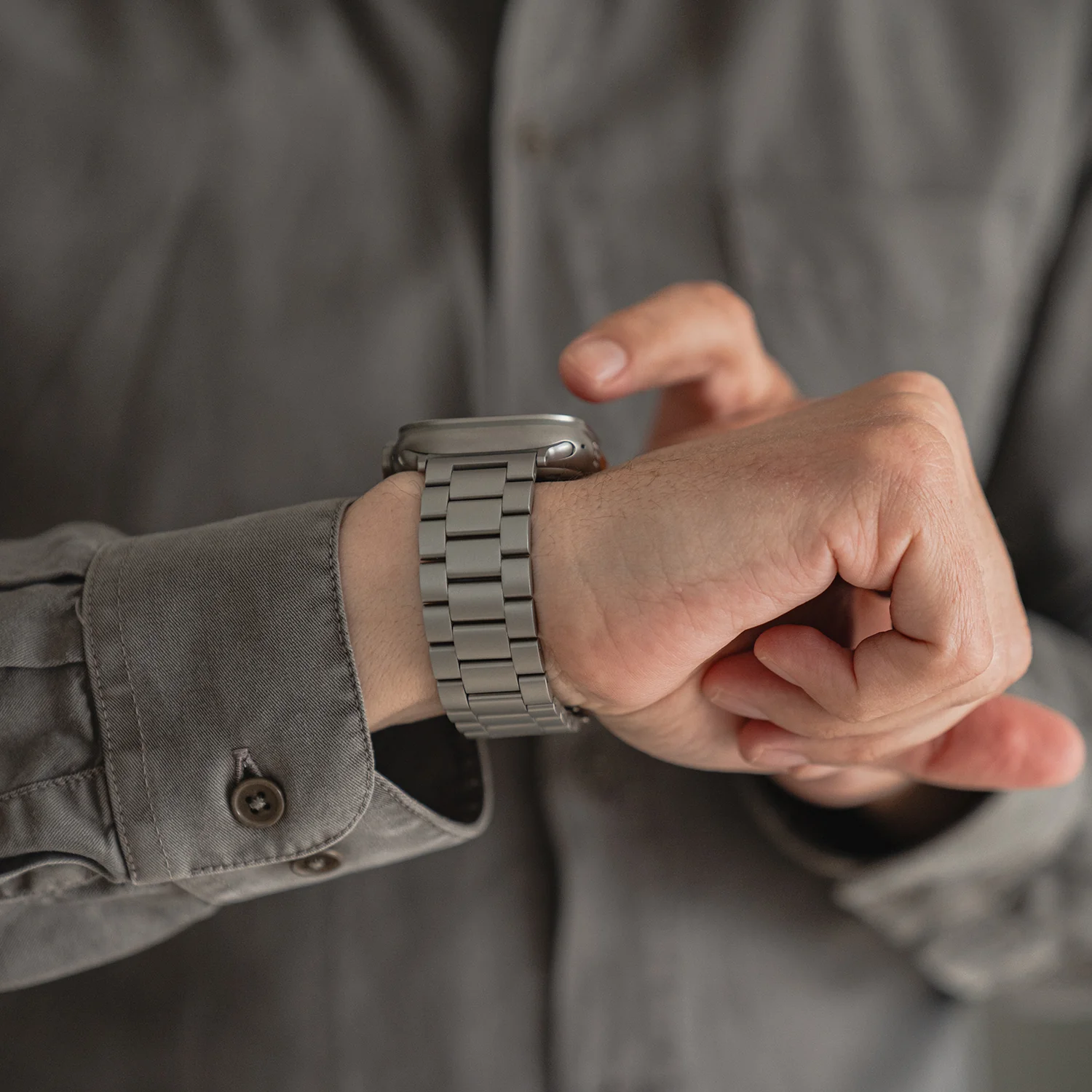arktisband Apple Watch Gliederarmband "Arctica" - Image 40