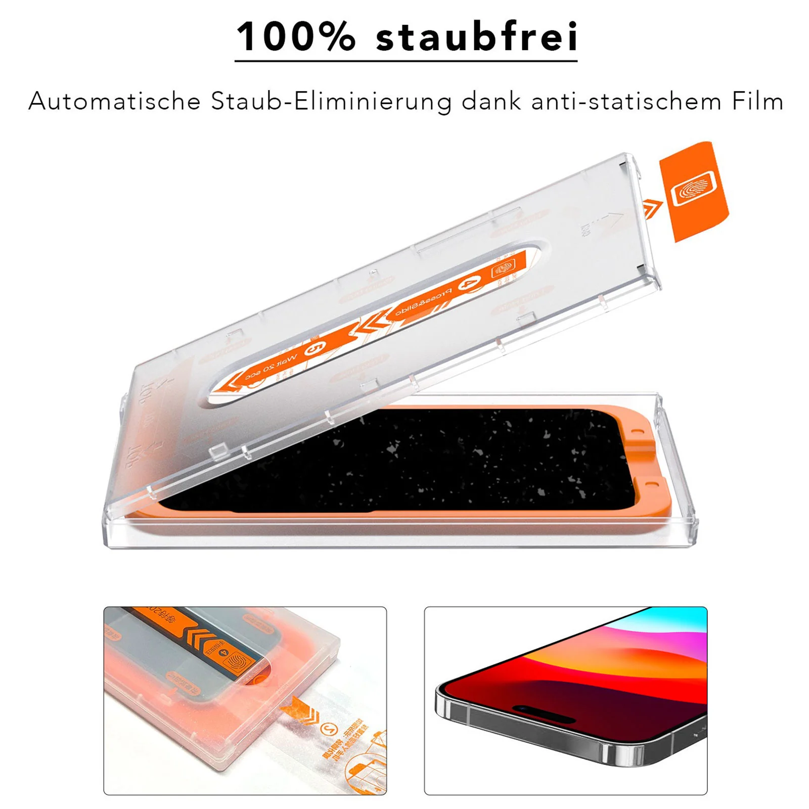 arktis 2er Set iPhone 15 Pro Max REVOLUTION Glas-Displayschutz - Image 4