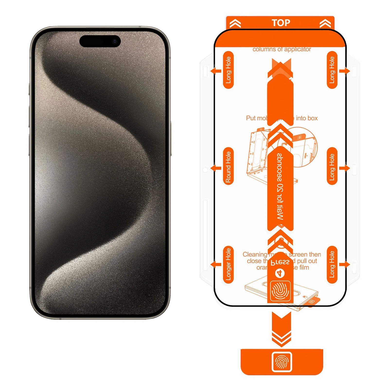 arktis 2er Set iPhone 15 Pro Max REVOLUTION Glas-Displayschutz - Image 5