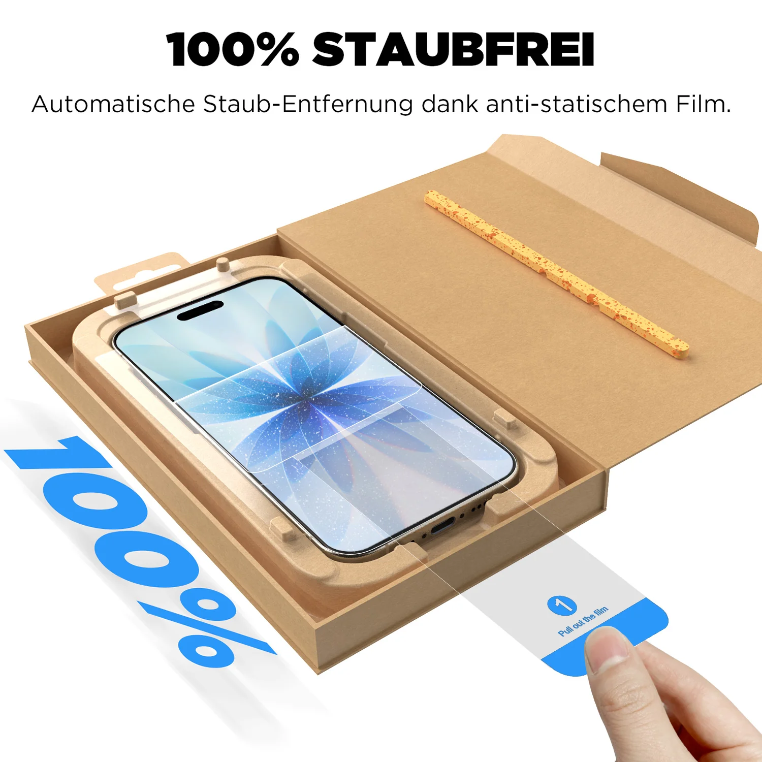 arktis 2er Set iPhone 17 REVOLUTION Glas-Displayschutz - Image 3