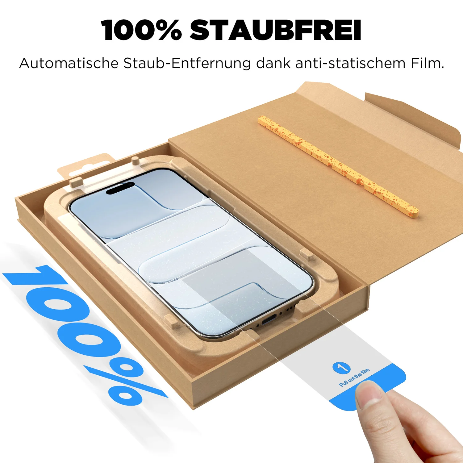 arktis 2er Set iPhone Air REVOLUTION Glas-Displayschutz - Image 3