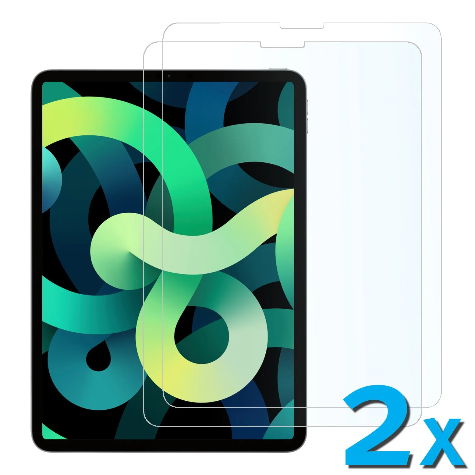 arktis iPad Air 11" (2024/2025/2026) Premium Displayschutzfolie - 2er Set - Image 2