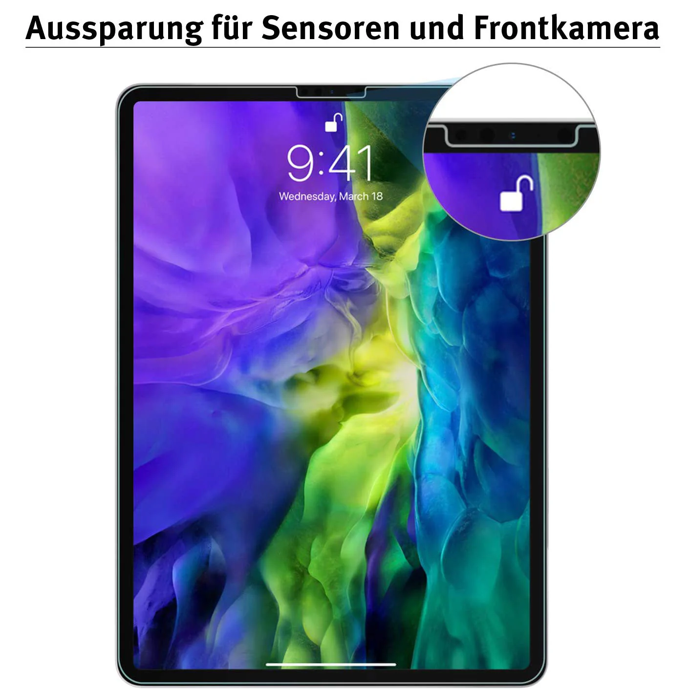 arktis iPad Air 13" (2024/2025/2026) Displayschutz GLAS - 2er Set - Image 4