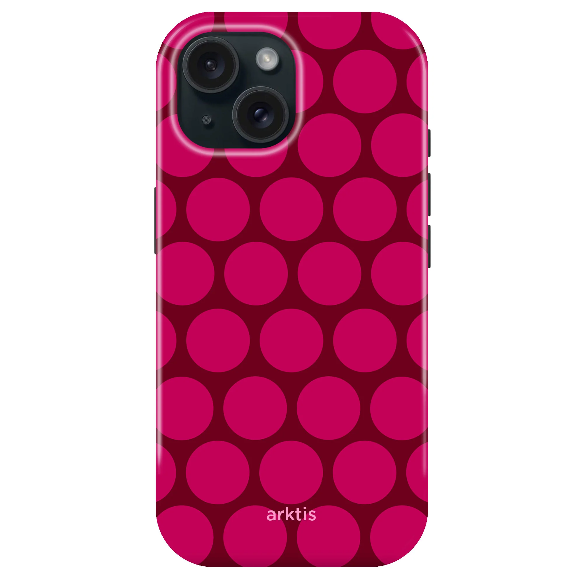 arktis iPhone 14 Hülle - Polka Dots