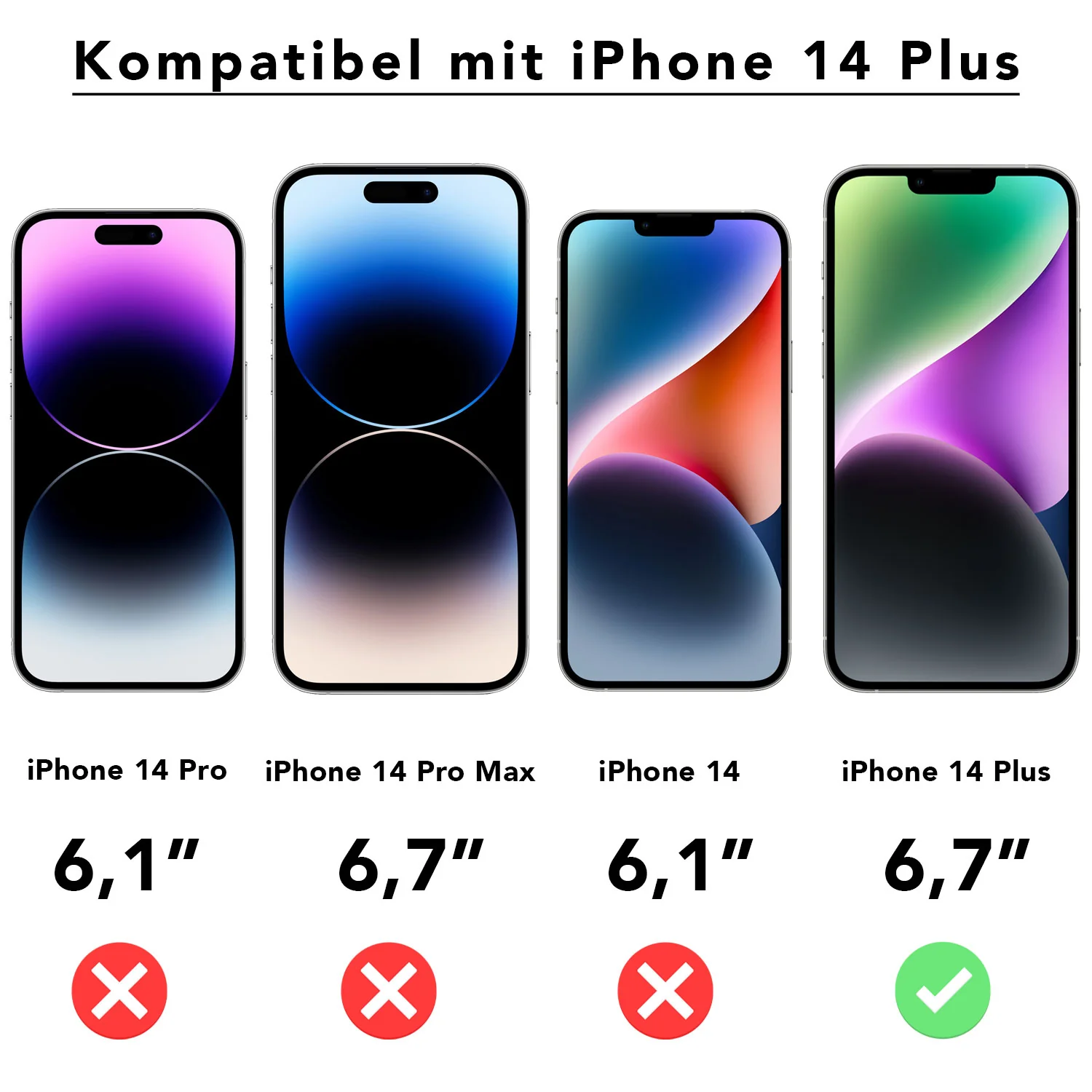 arktis 2er Set iPhone 14 Plus REVOLUTION Glas-Displayschutz - Image 6
