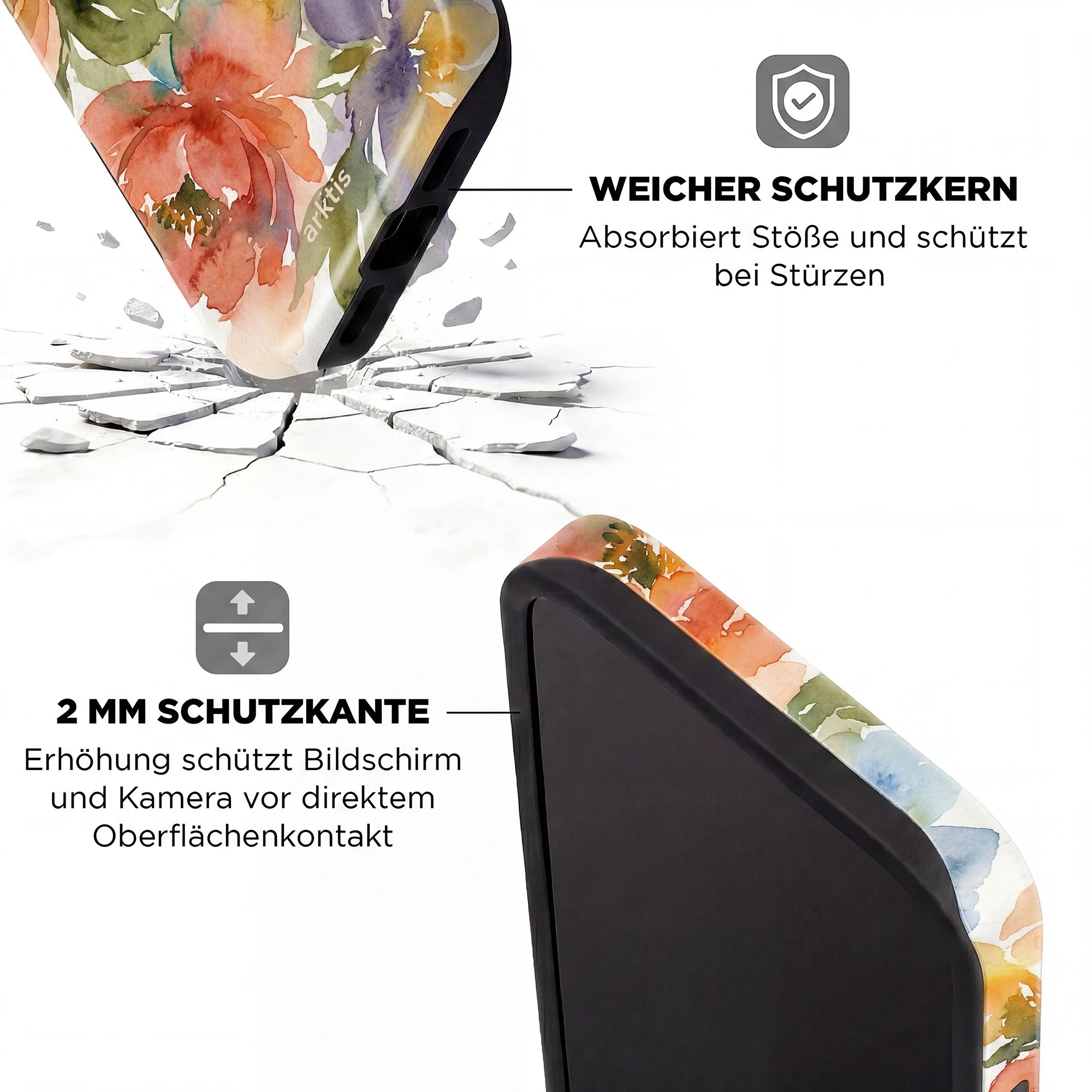 arktis iPhone 14 Hülle - Floral - Image 4