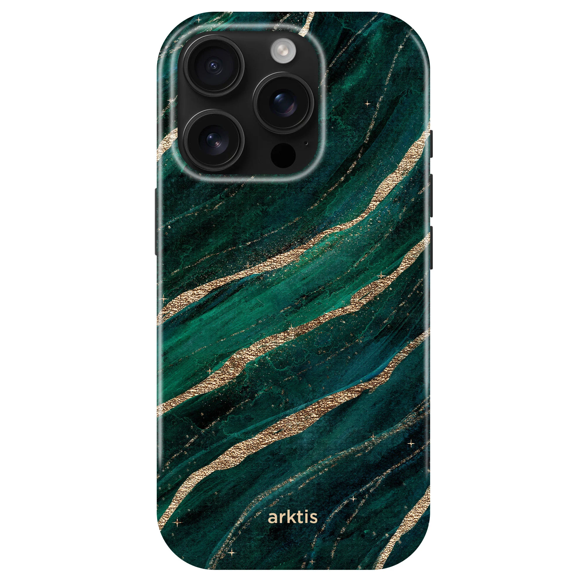 arktis iPhone 15 Pro Max Hülle - Green Marble