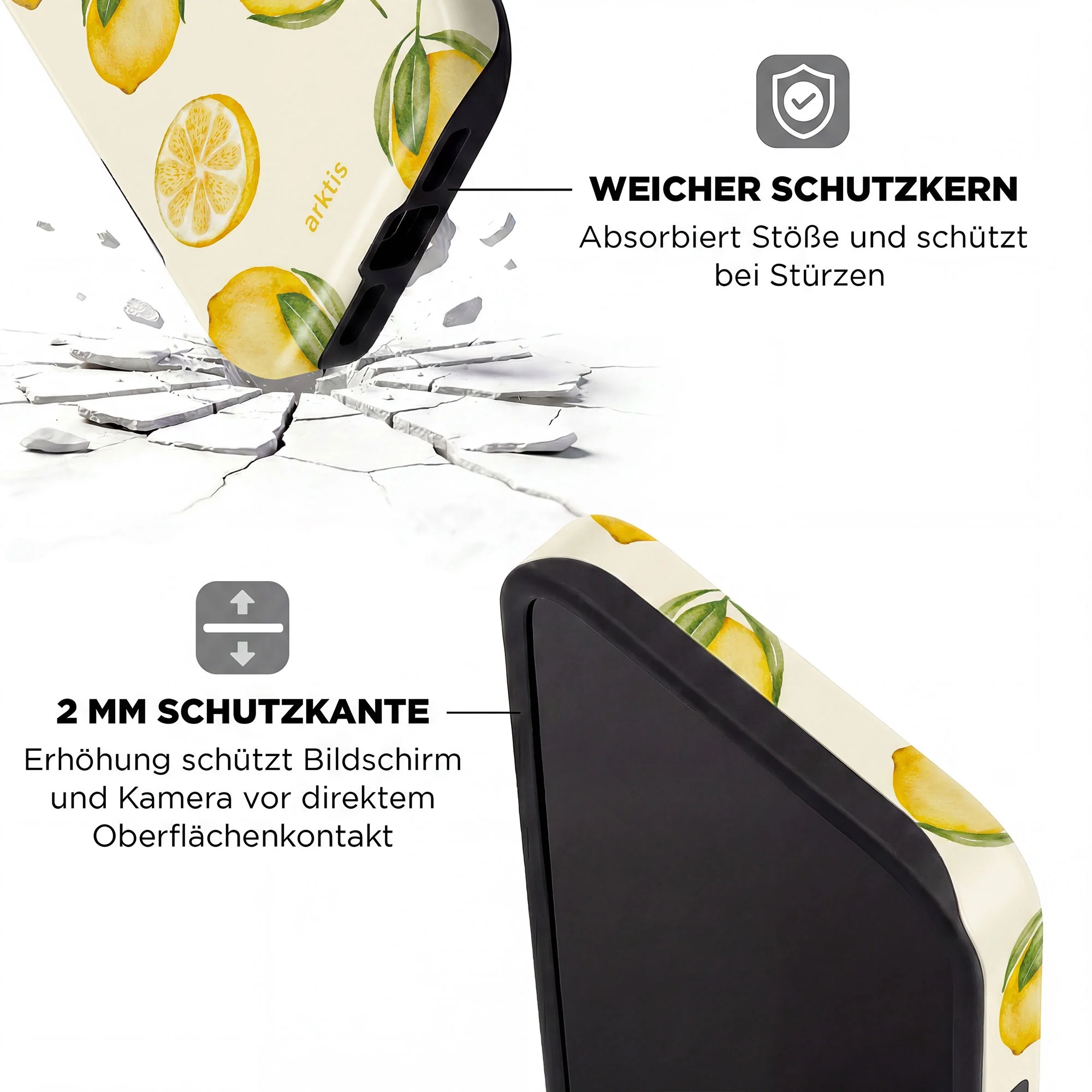 arktis iPhone 14 Pro Hülle - Lemon - Image 4