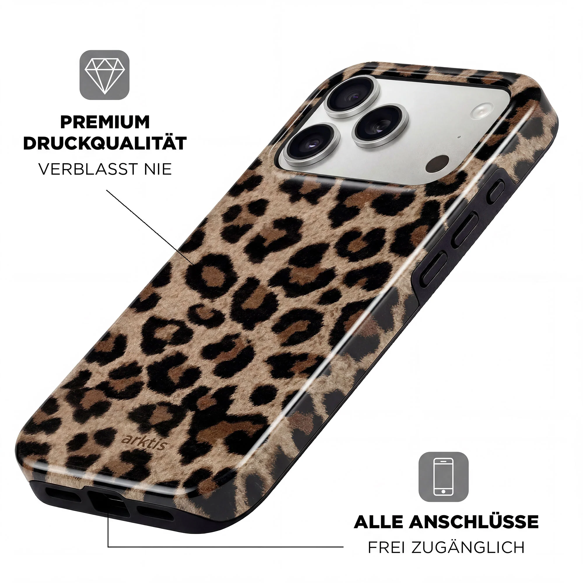 arktis iPhone 15 Hülle - Sweet Leopard - Image 3