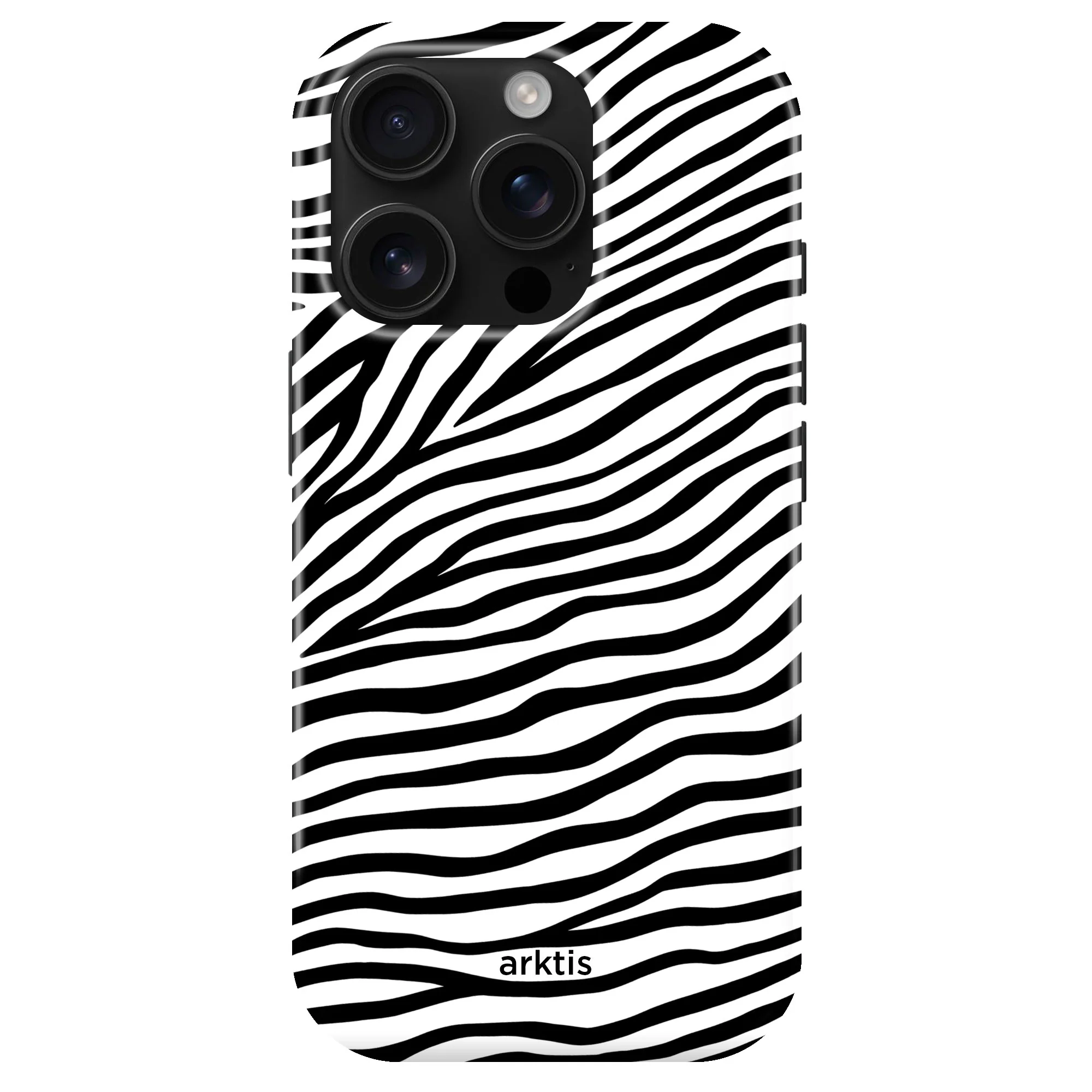 arktis iPhone 14 Pro Hülle - Zebra