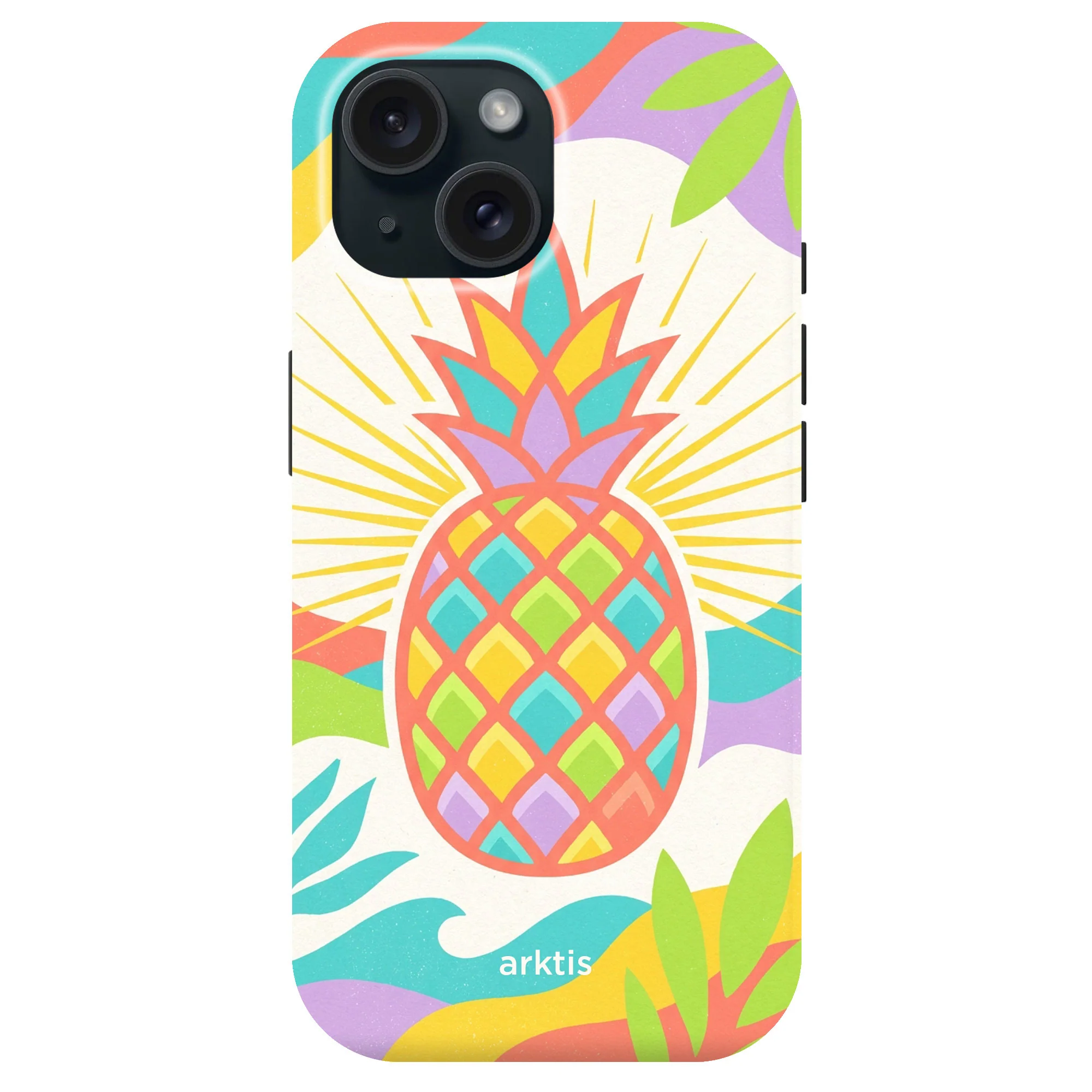arktis iPhone 15 Hülle - Tropic Pineapple
