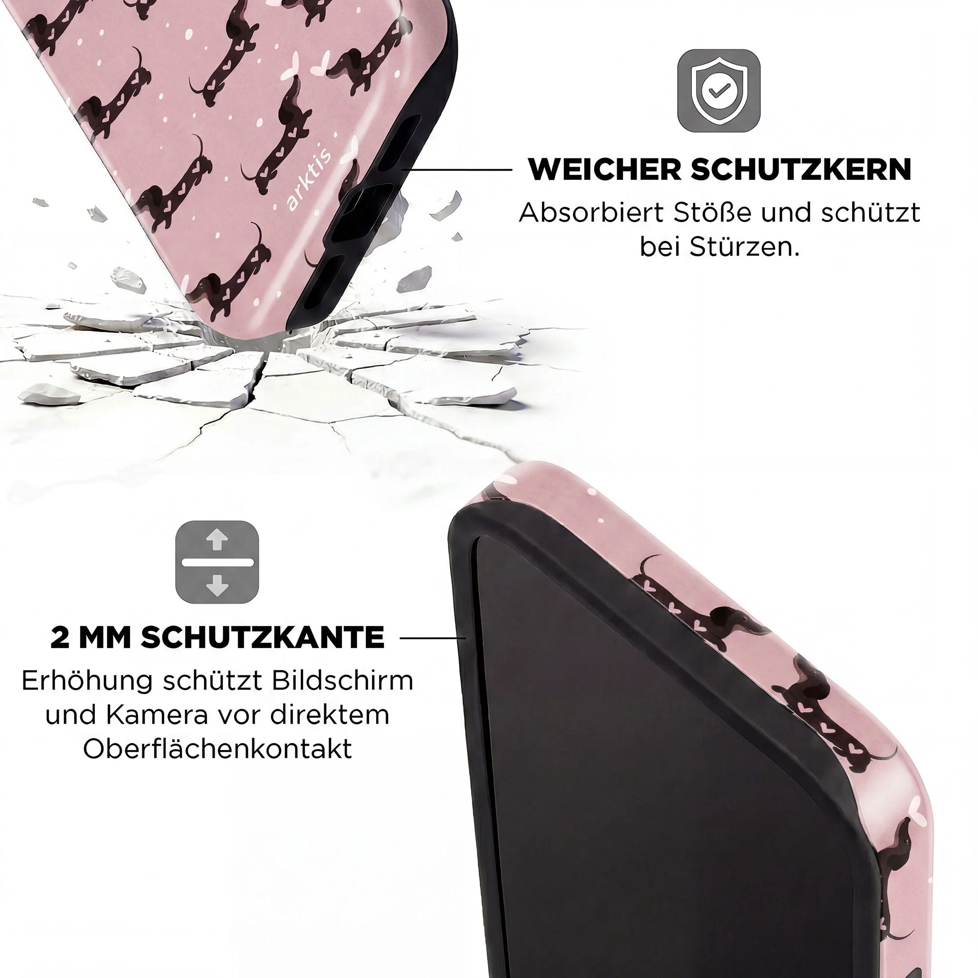 arktis iPhone 17 Hülle - Dackel Love - Image 4