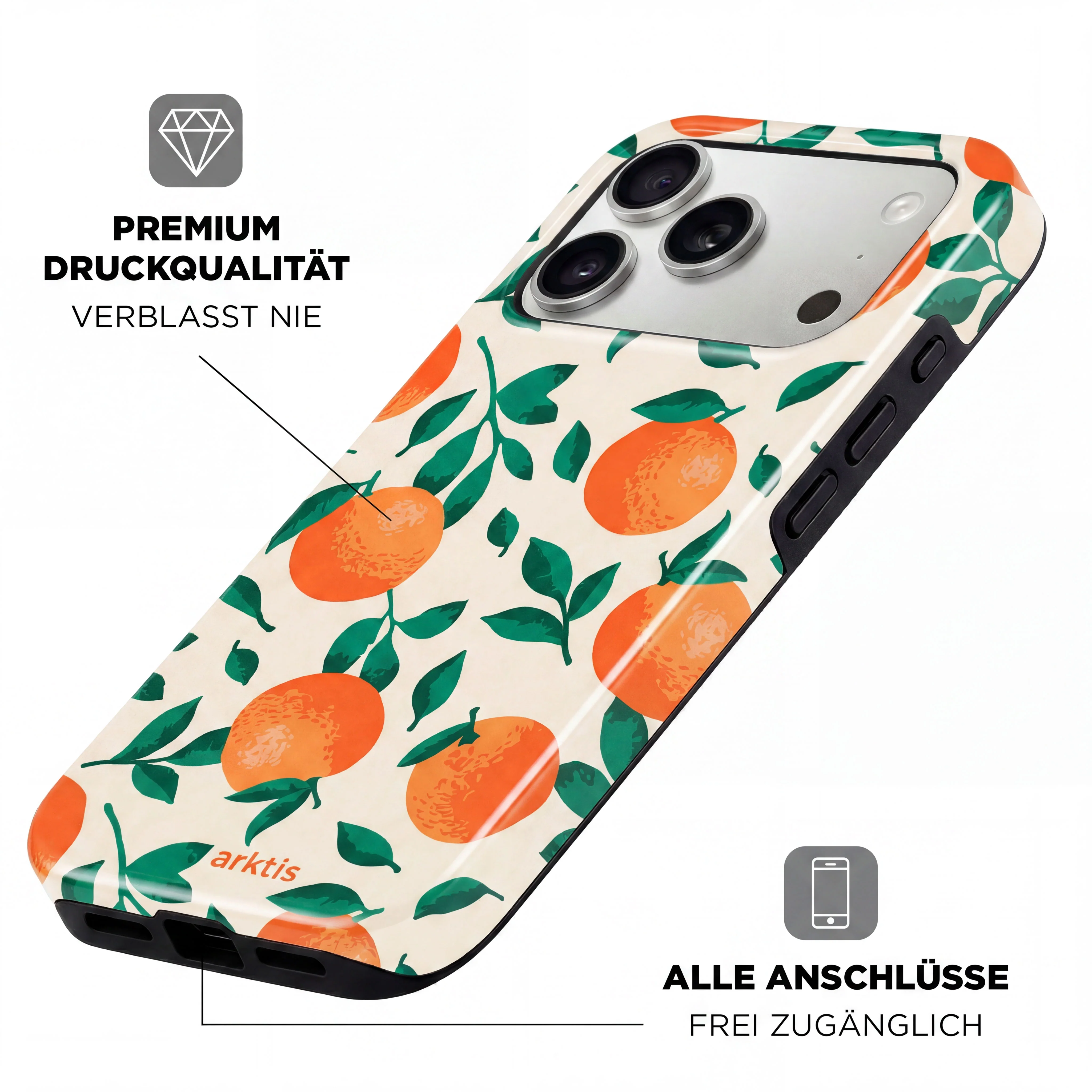 arktis iPhone 17 Pro Max Hülle - Orange Tree - Image 3