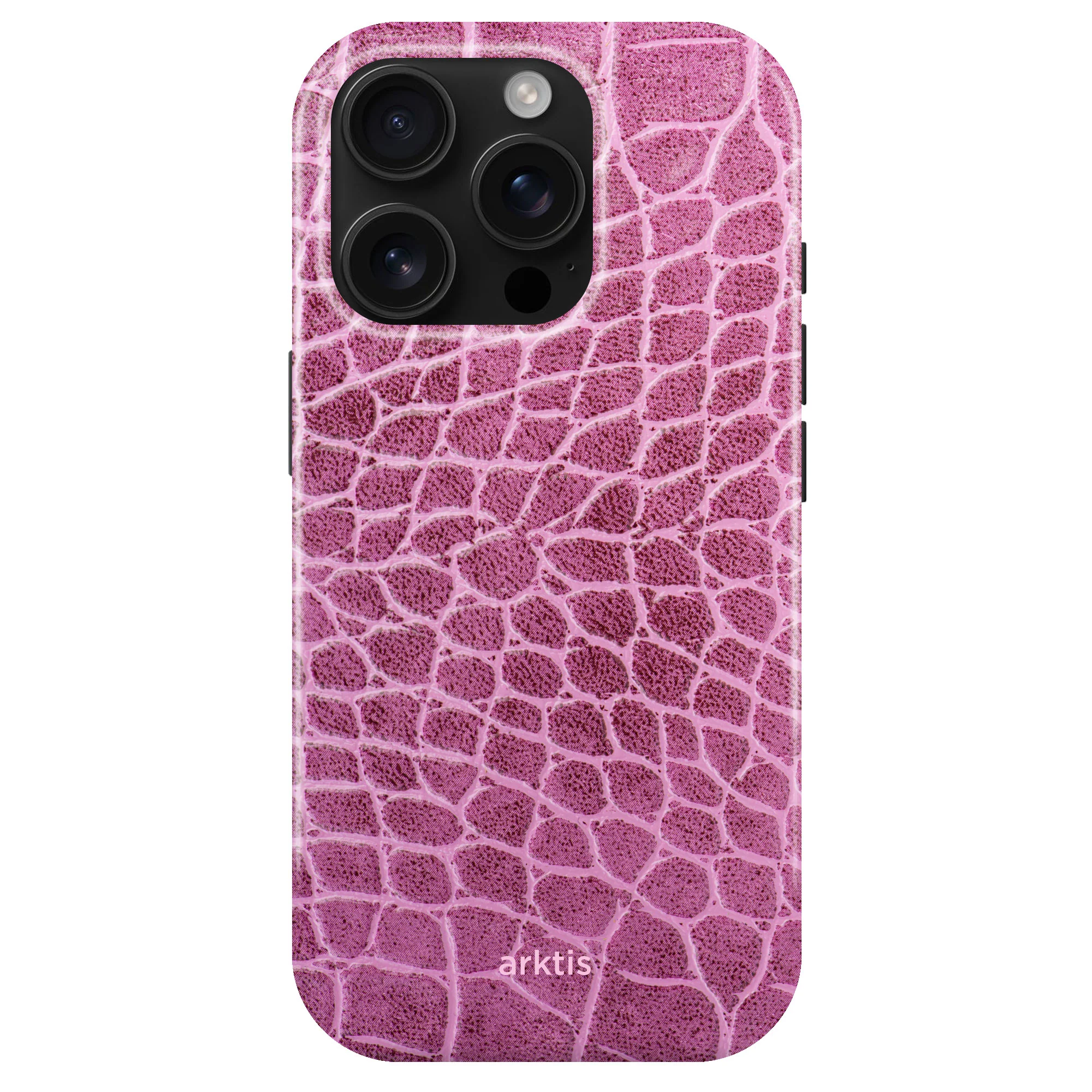 arktis iPhone 15 Pro Max Hülle - Pink Lizard