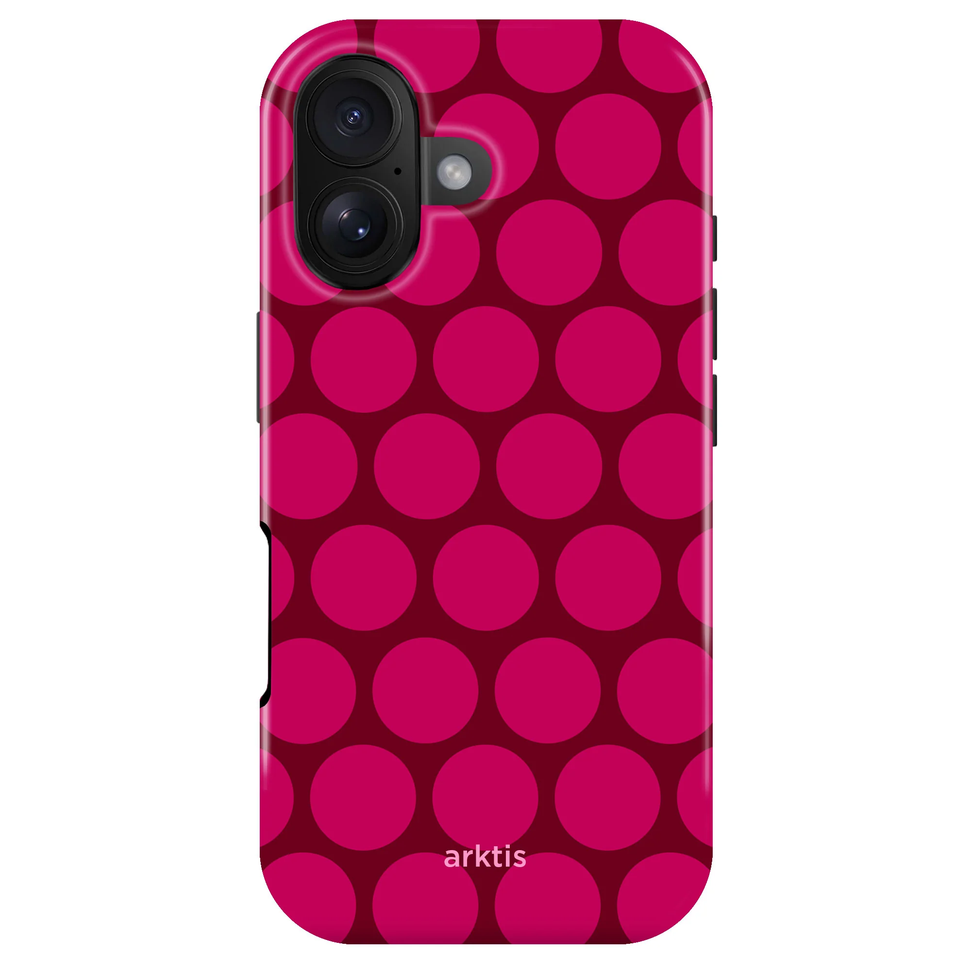 arktis iPhone 16 Hülle - Polka Dots