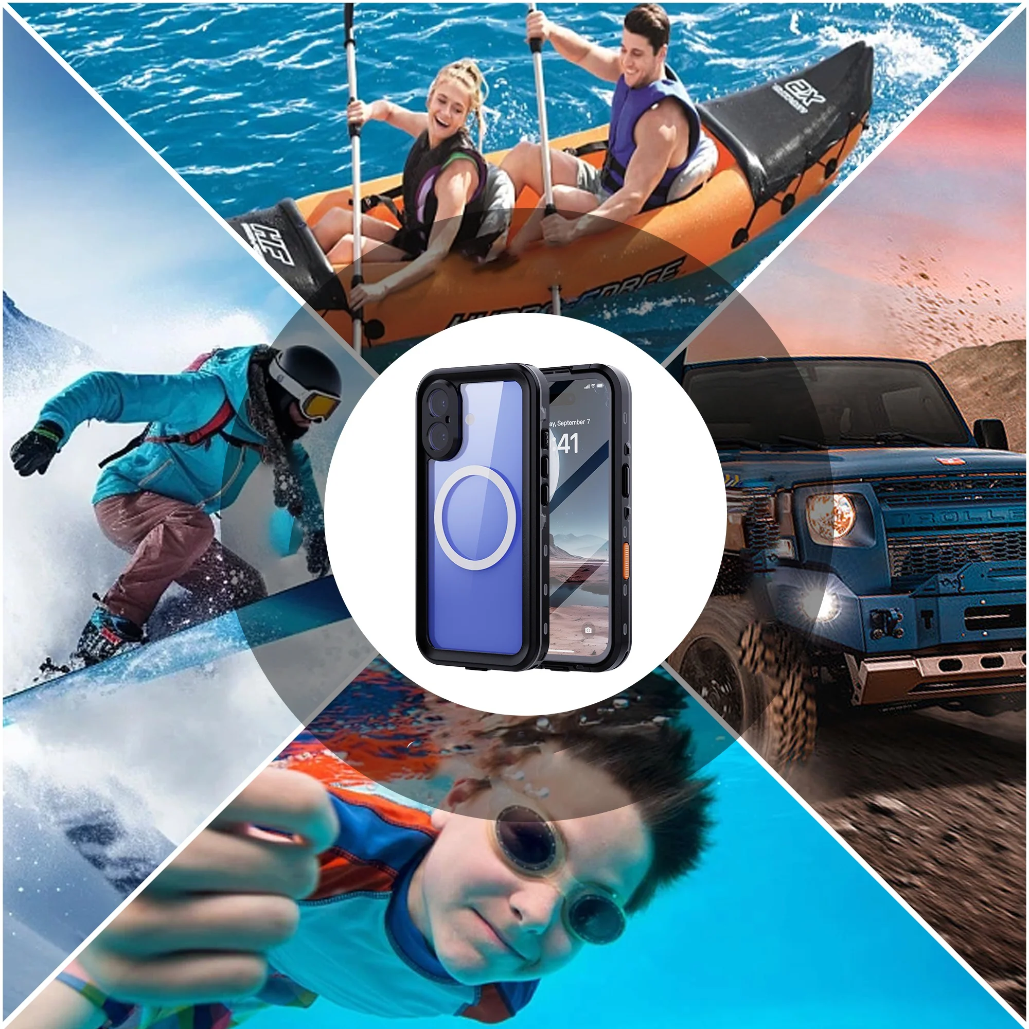 arktis iPhone 16 Plus Wasserdichtes Actioncase - Image 13