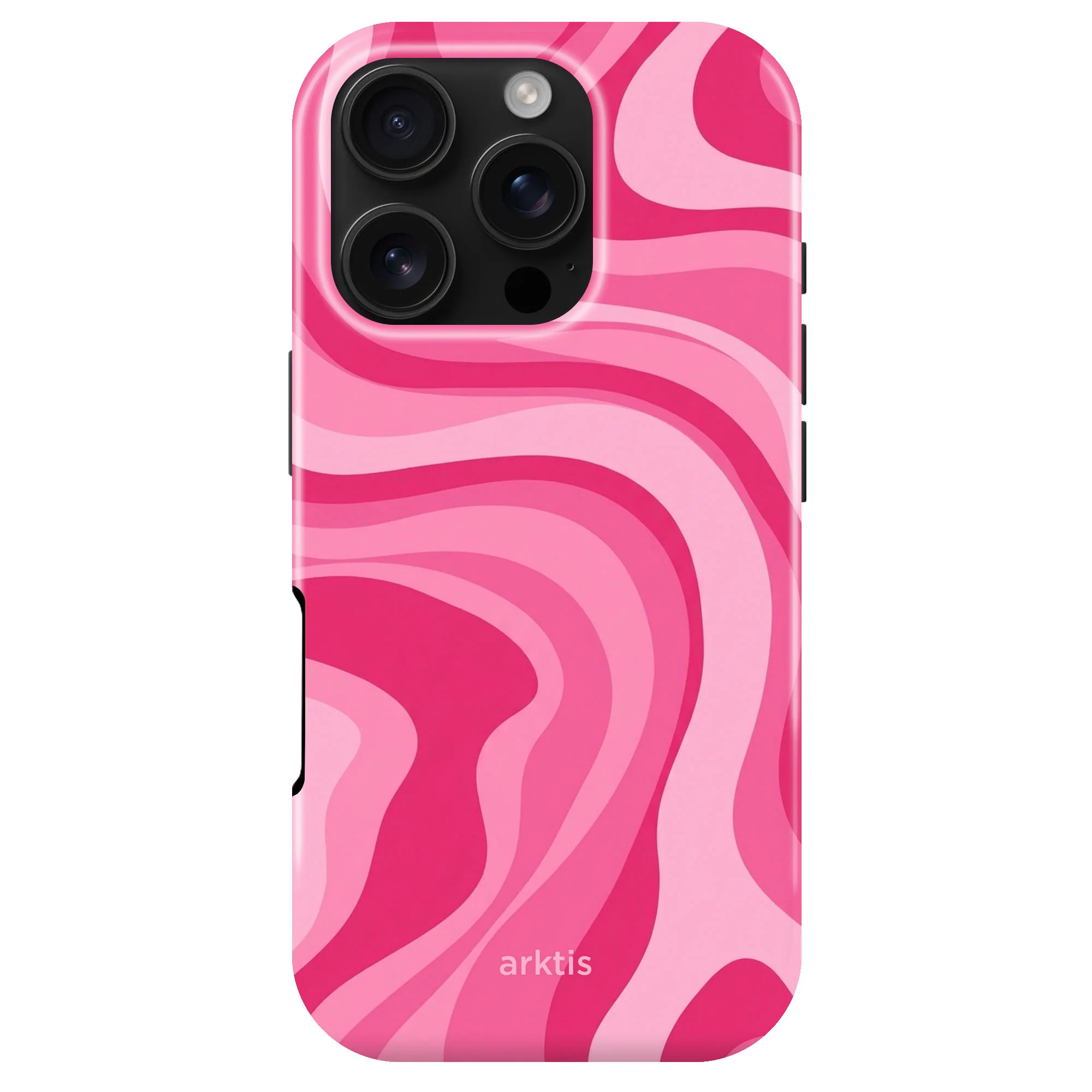arktis iPhone 16 Pro Max Hülle - Aura Pink