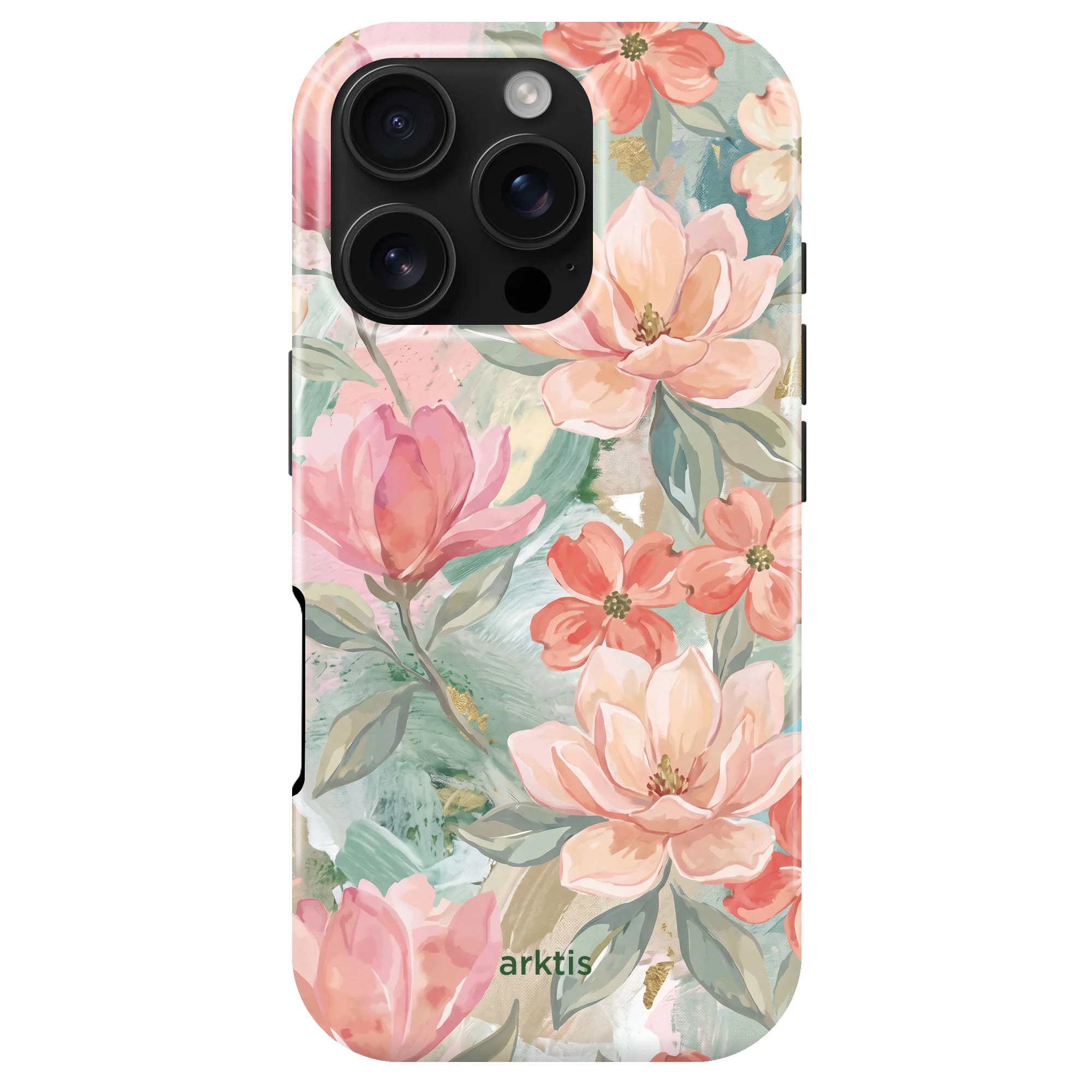 arktis iPhone 16 Pro Hülle - Pastel Flowers