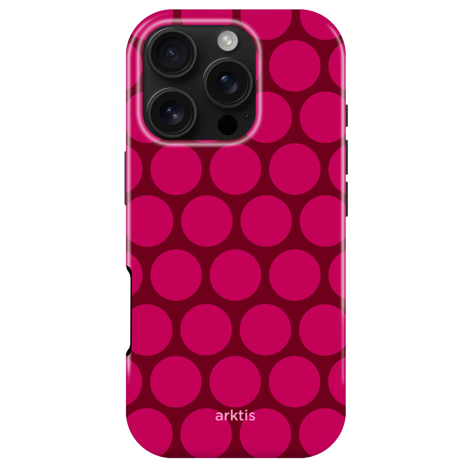 arktis iPhone 16 Pro Hülle - Polka Dots