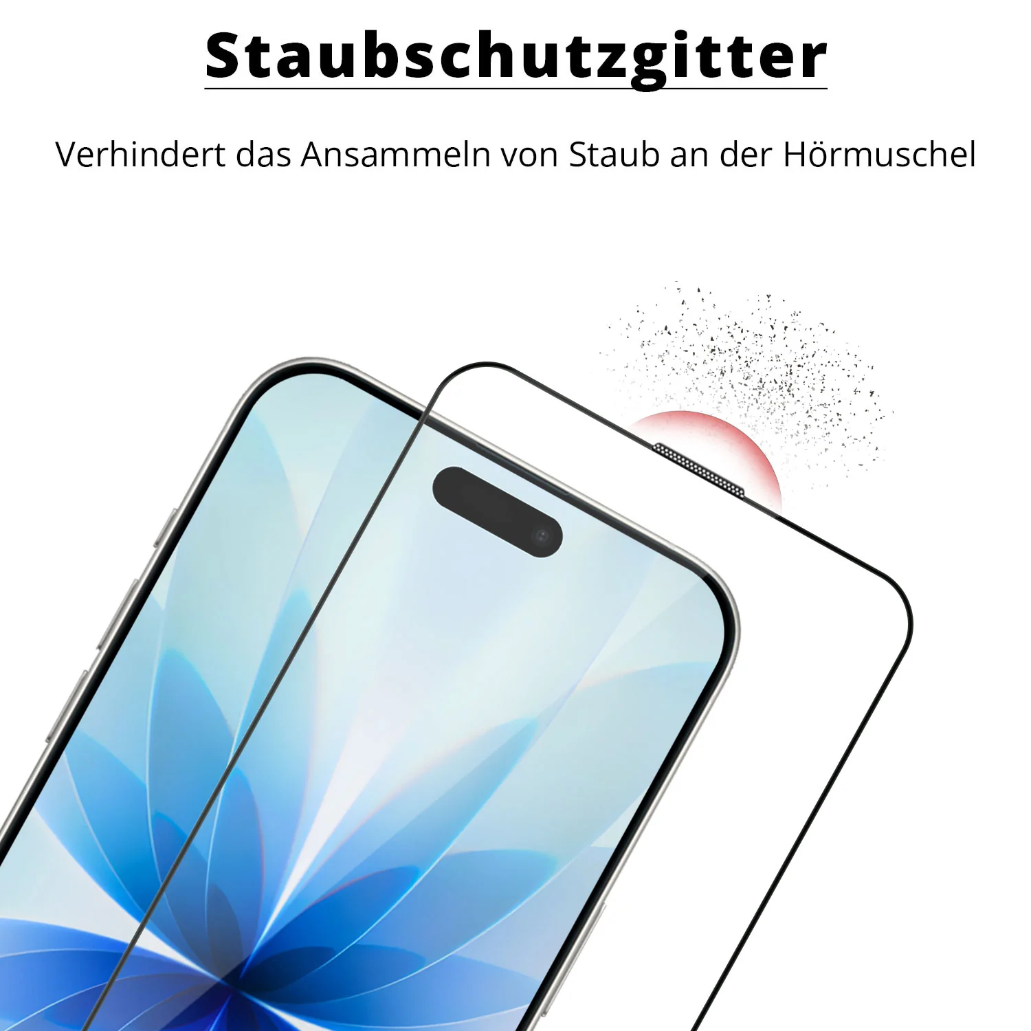 arktis iPhone 17 Displayschutzfolie - Staubfrei ohne Blasen - Image 5