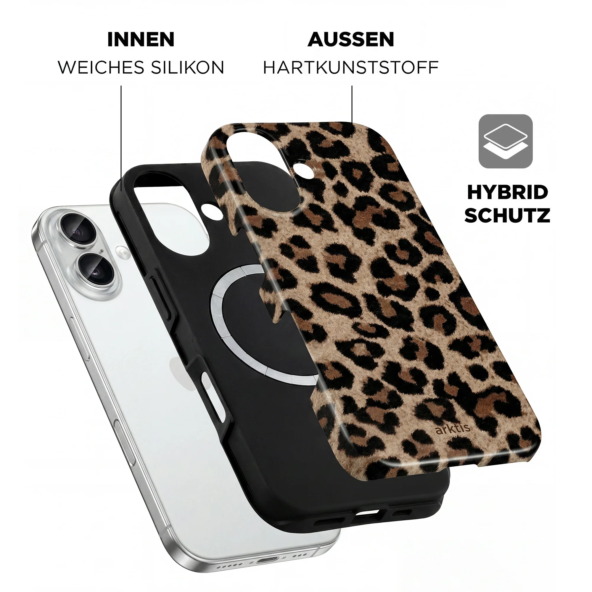 arktis iPhone 16 Hülle - Sweet Leopard - Image 2