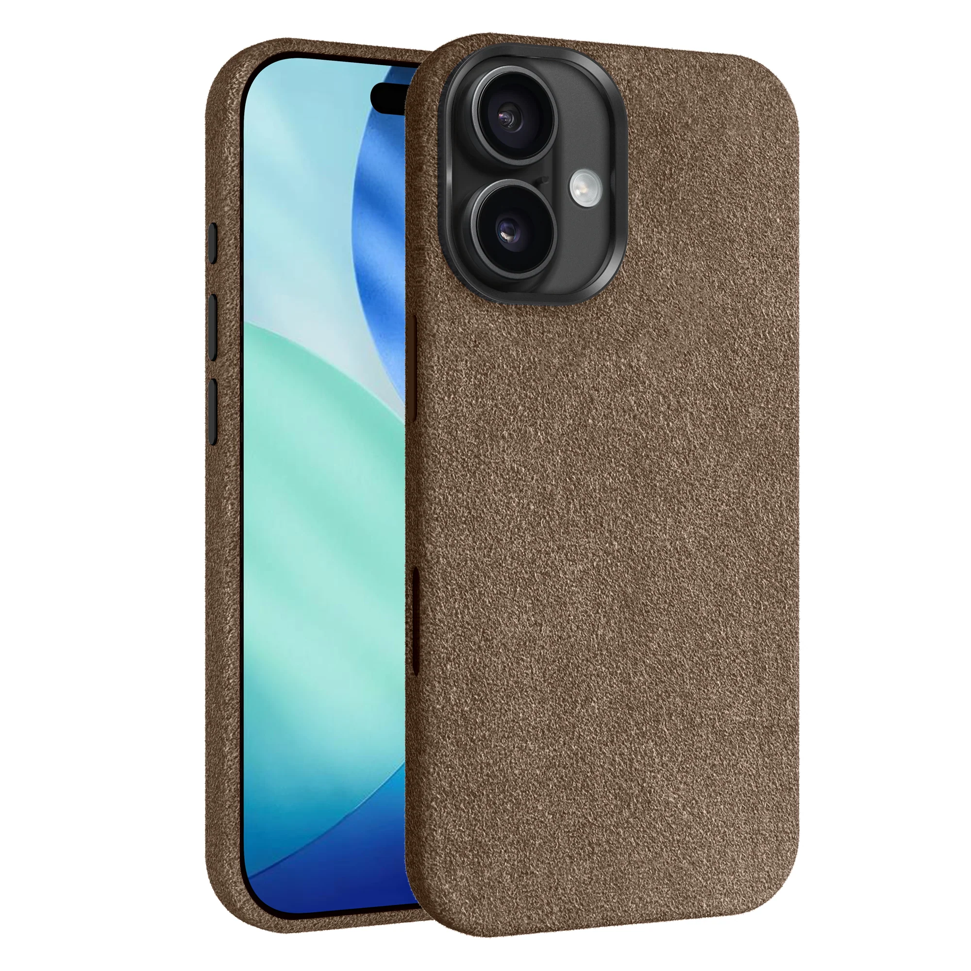 arktis iPhone 15 Hülle aus Alcantara