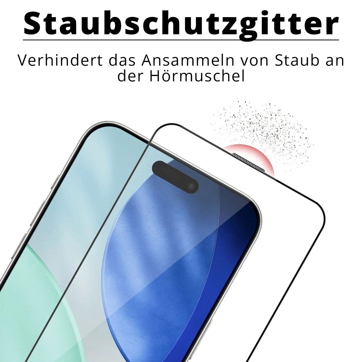 arktis iPhone 17 MATT Displayschutzfolie - Staubfrei ohne Blasen - Image 4