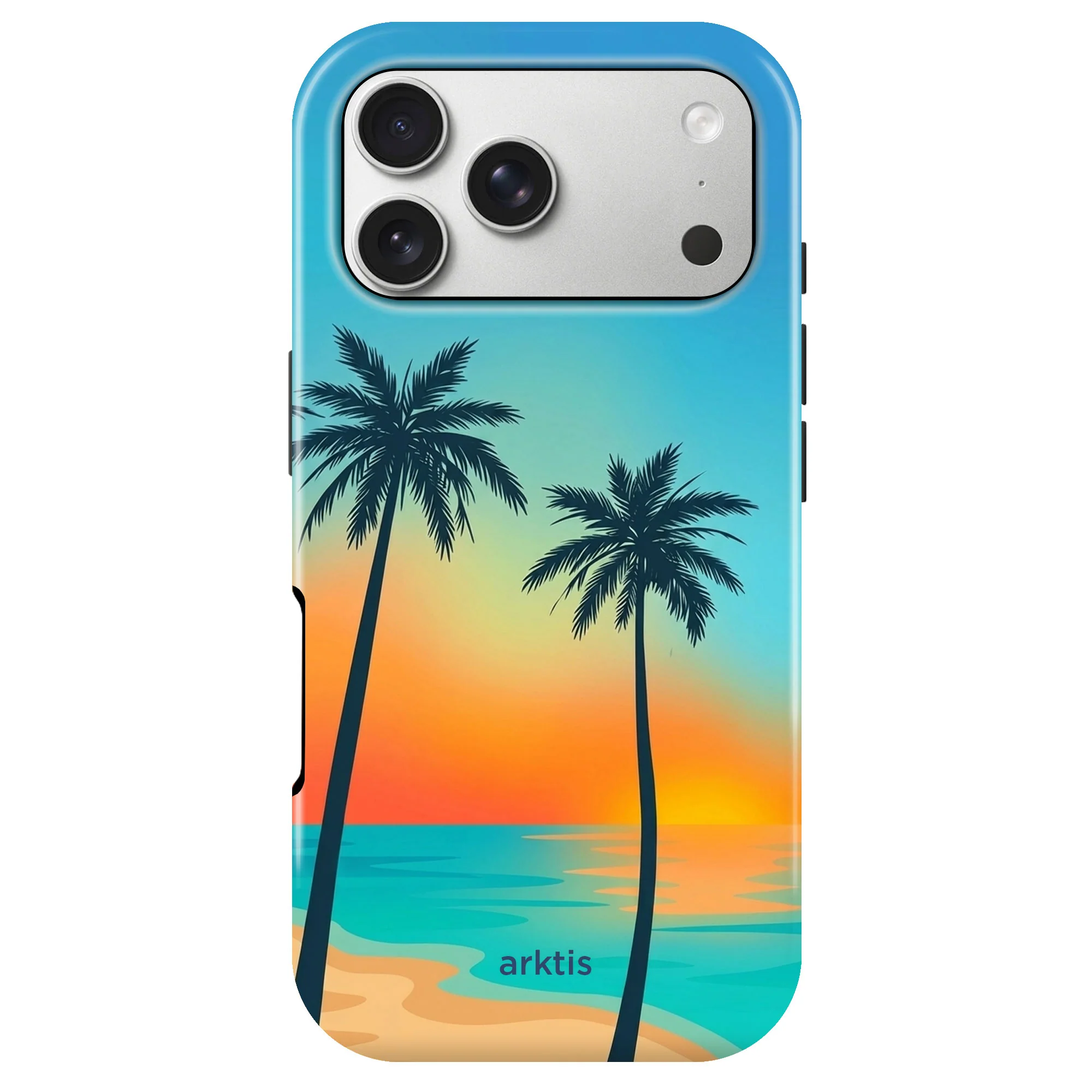 arktis iPhone 17 Pro Hülle - Sunset Beach