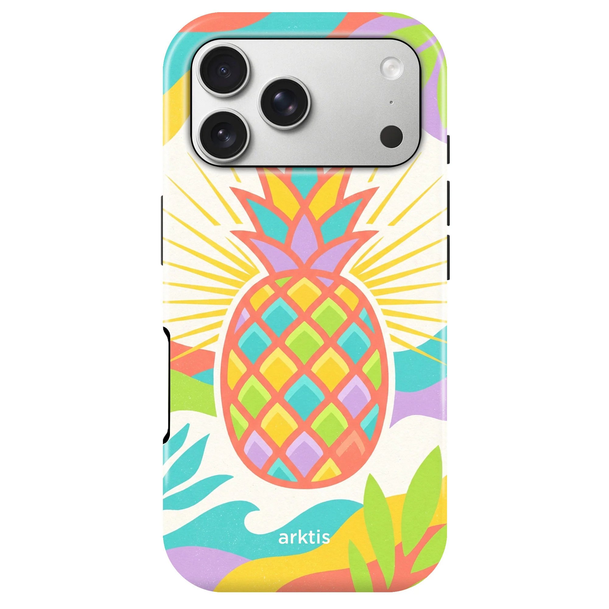 arktis iPhone 17 Pro Hülle - Tropic Pineapple