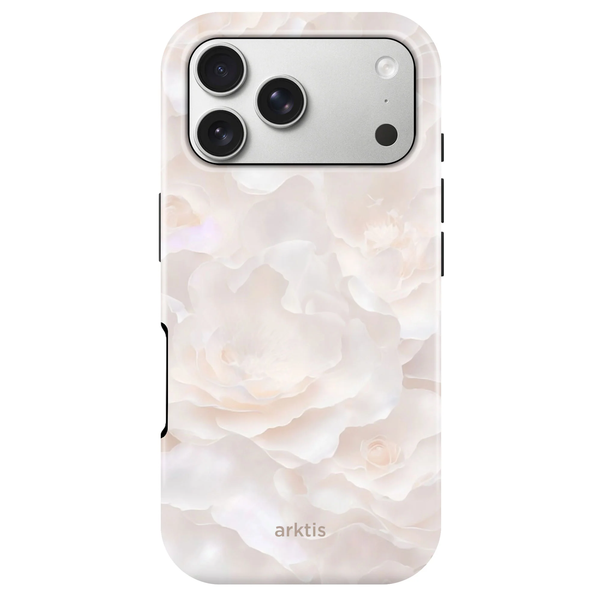 arktis iPhone 17 Pro Hülle - Marble Flower