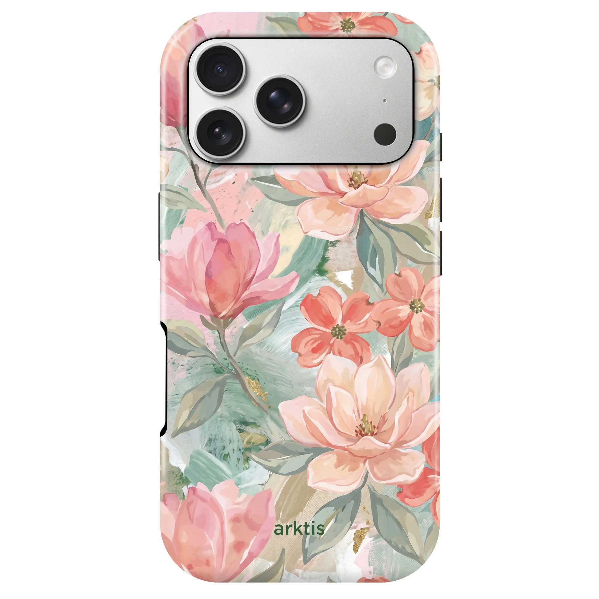 arktis iPhone 17 Pro Hülle - Pastel Flowers