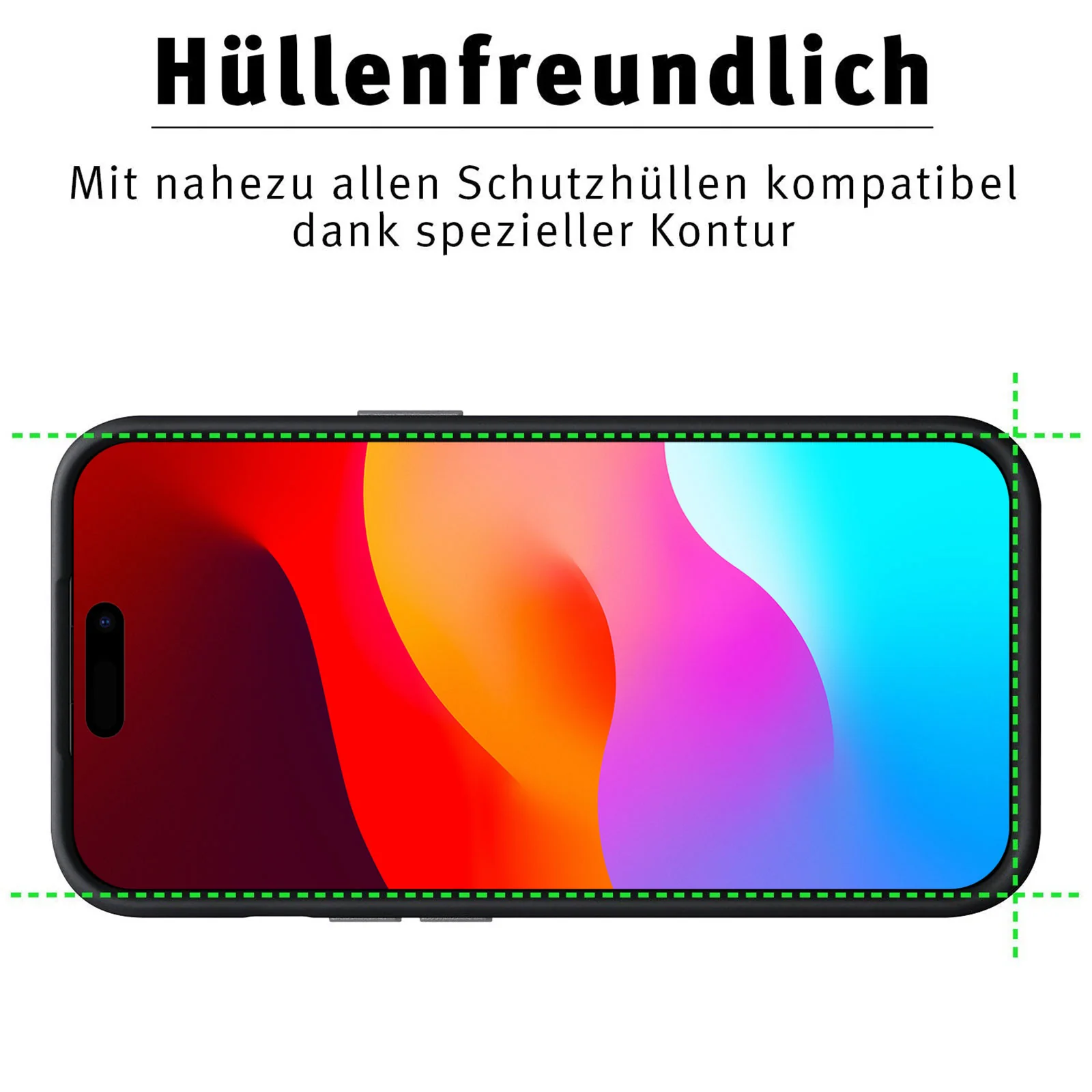 arktis iPhone 16 Plus Schutzfolie HYBRID 3D - Image 4