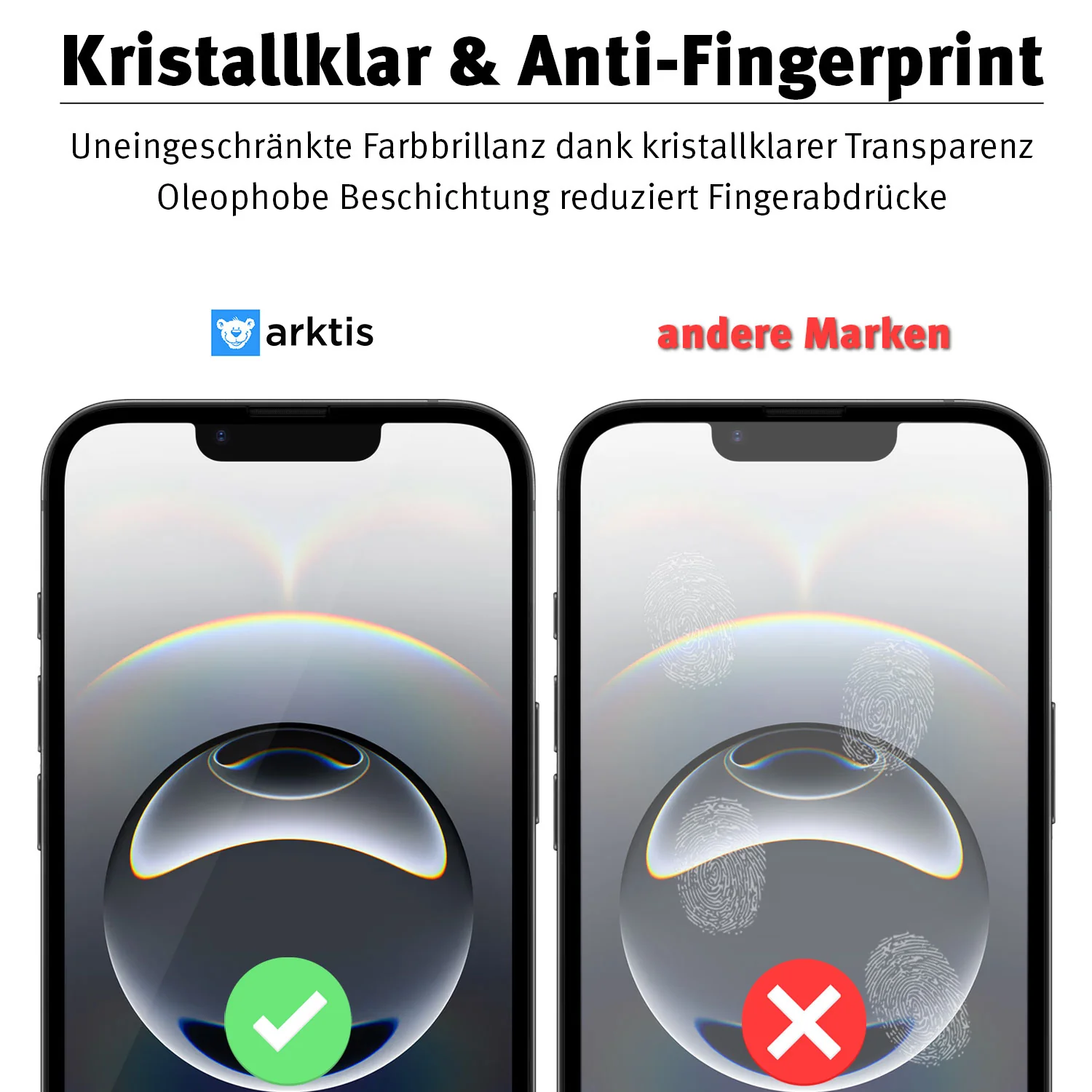 arktis iPhone 16e Displayschutz GLAS - hüllenfreundlich - Image 10