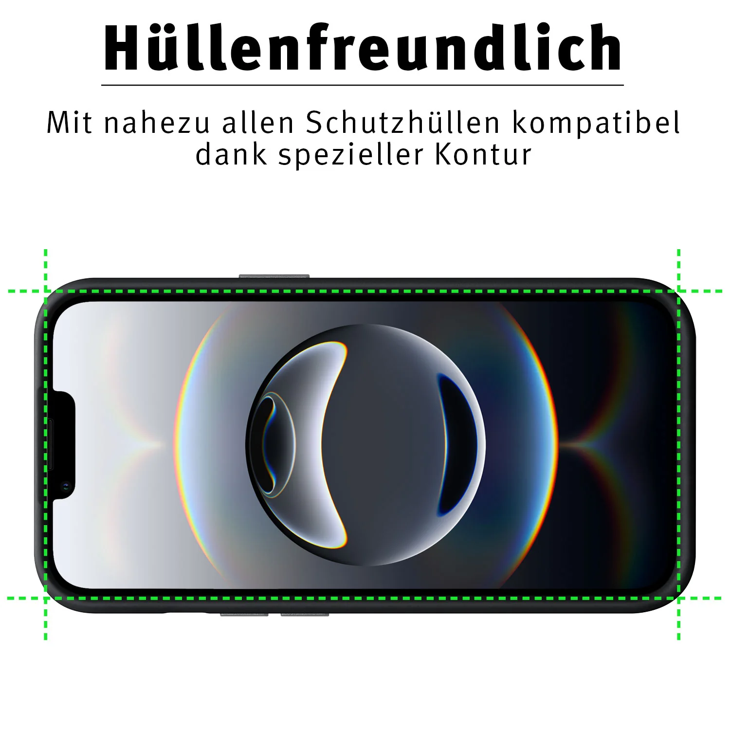 arktis iPhone 16e Displayschutz GLAS - hüllenfreundlich - Image 11