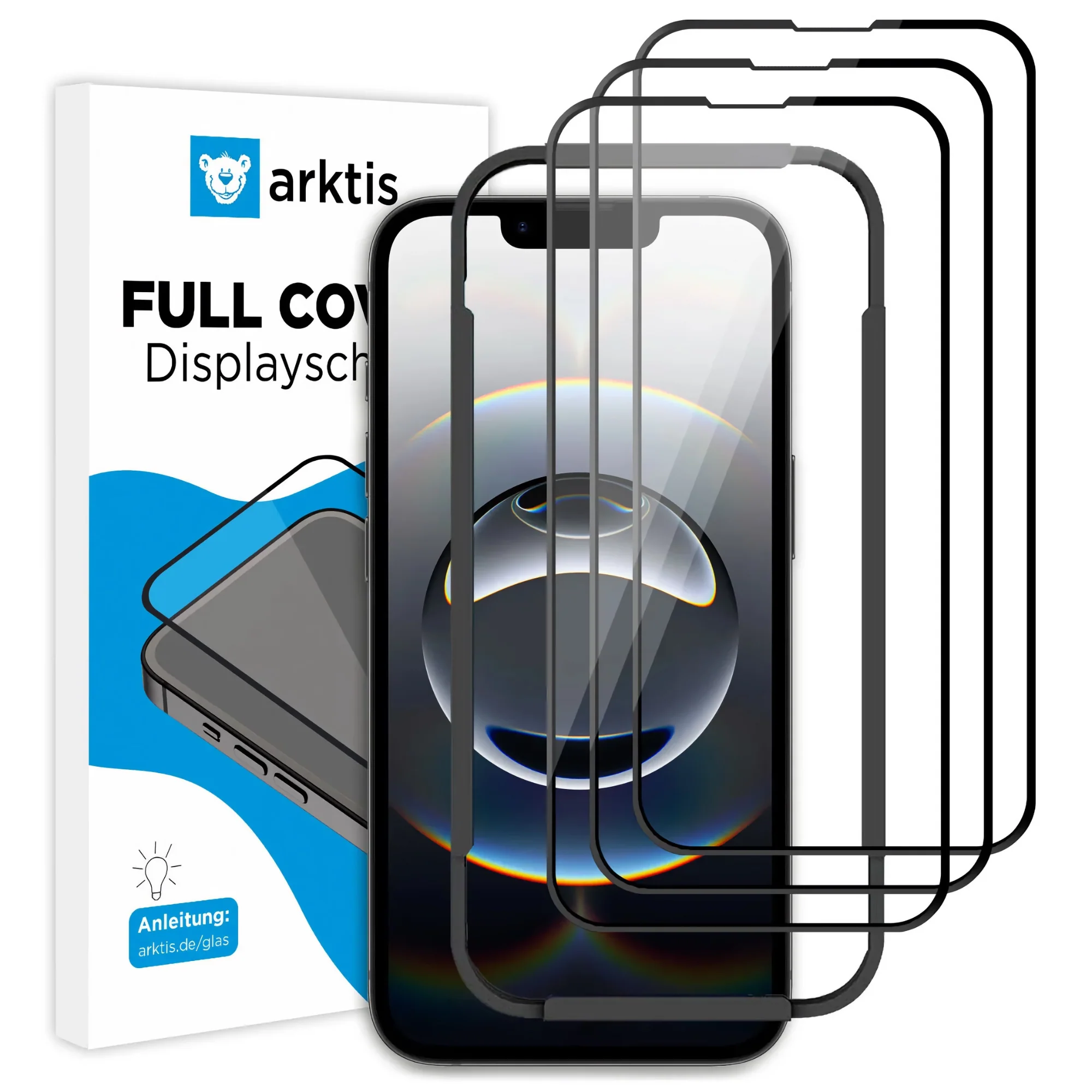 arktis iPhone 16e Displayschutz GLAS - hüllenfreundlich - Image 13