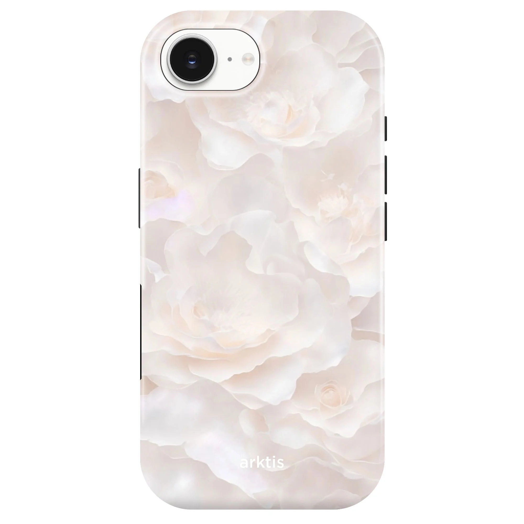 arktis iPhone 16e Hülle - Marble Flower