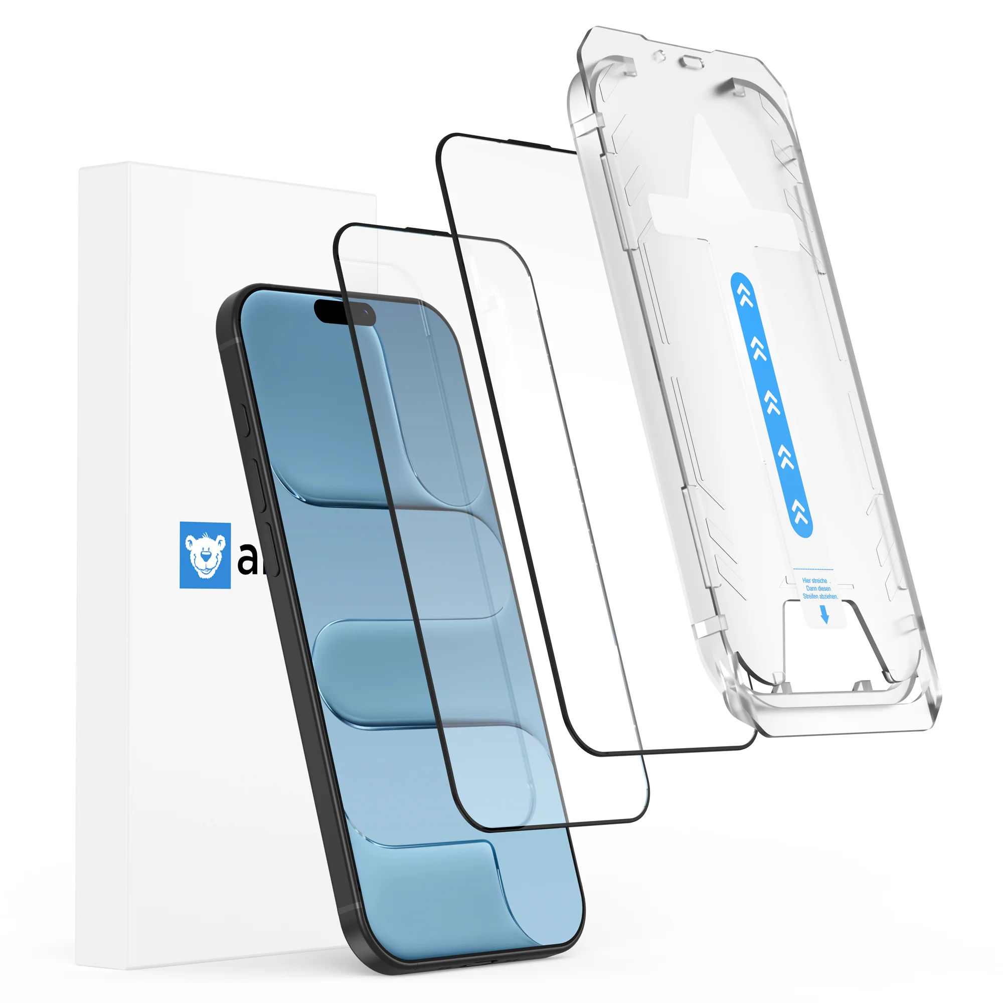 arktis iPhone Air Displayschutzfolie - Staubfrei ohne Blasen
