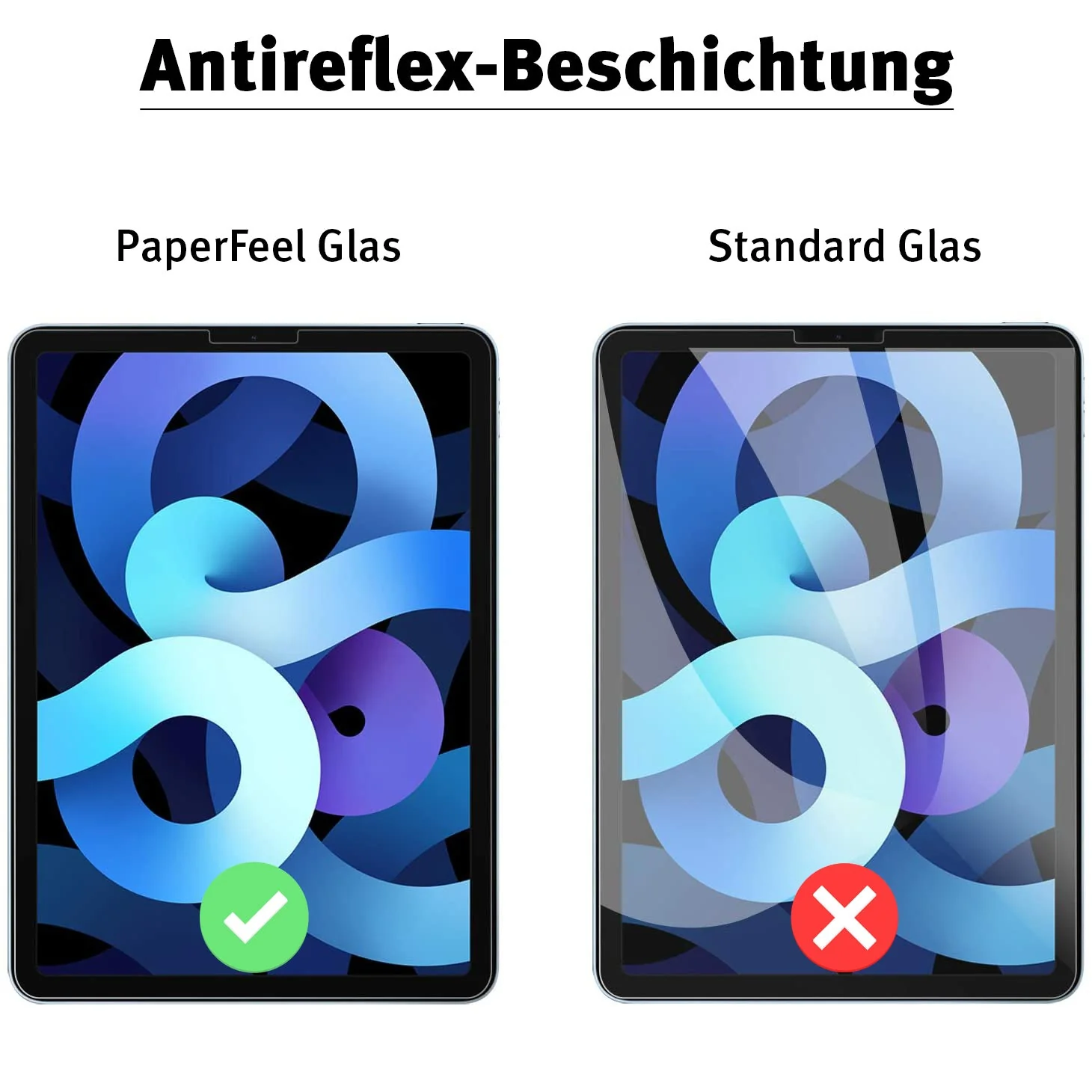 arktis PaperFeel iPad Air 11" (2024/2025/2026) PREMIUM Schutzglas - Image 3