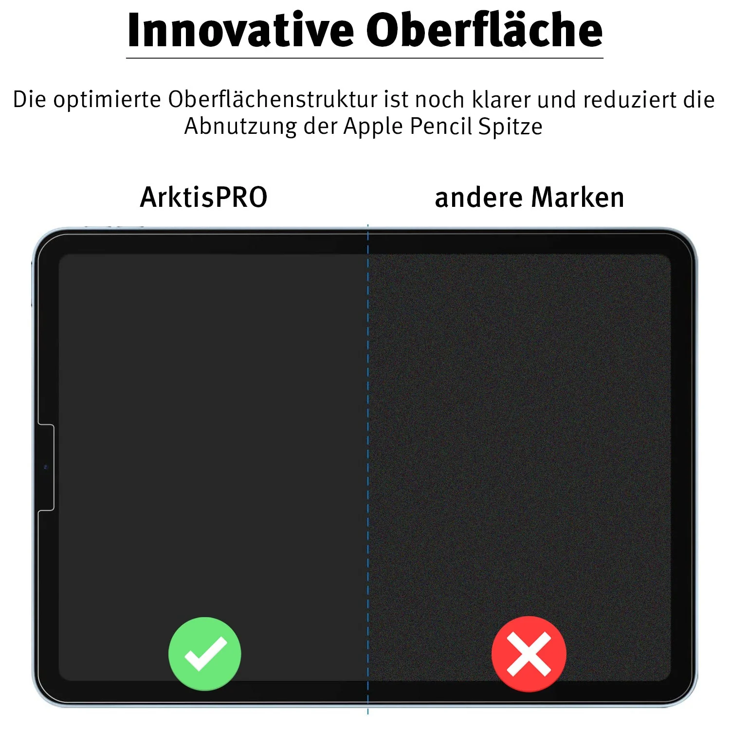 arktis PaperFeel iPad Pro 13“ (2024/2025) PREMIUM Schutzglas - Image 2