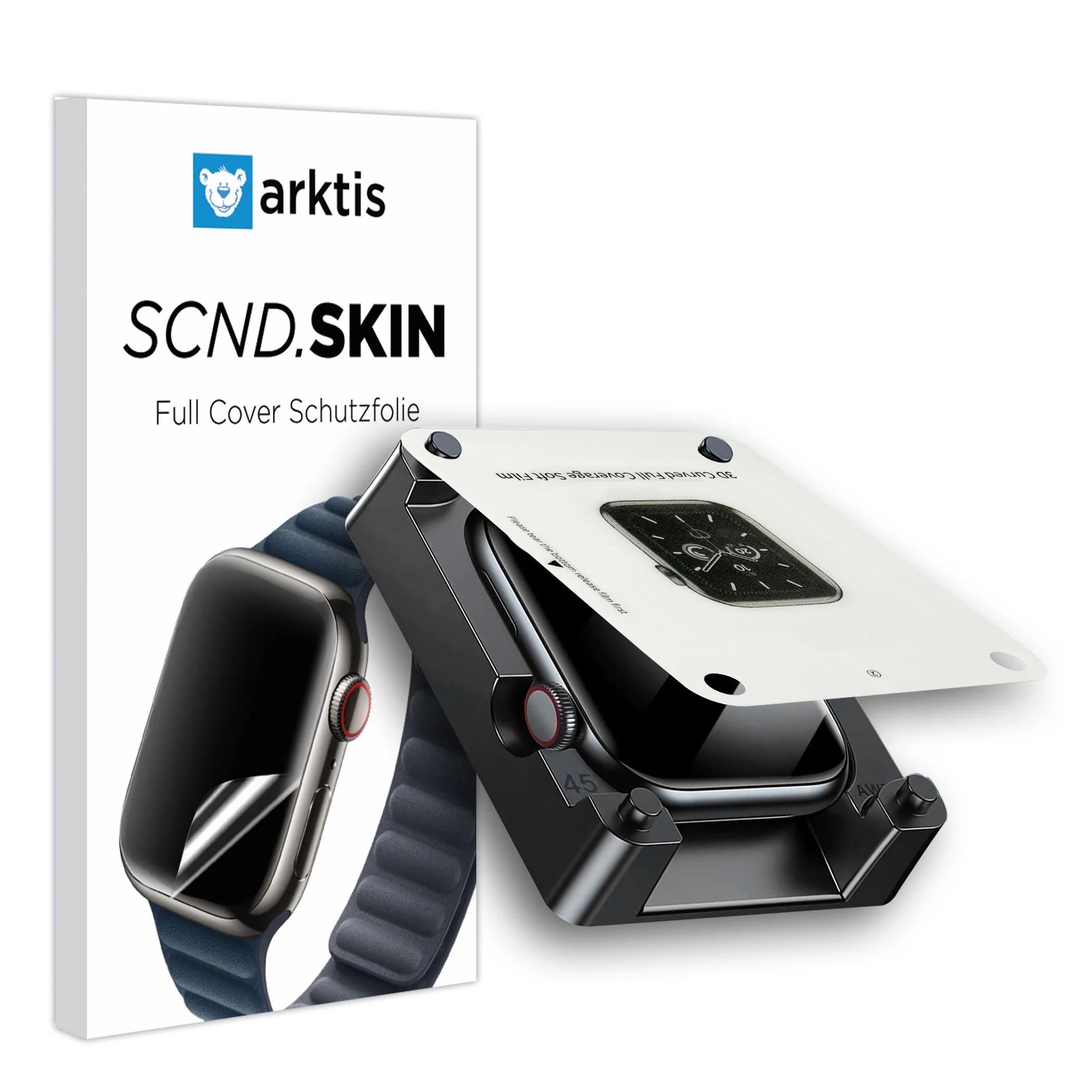 arktis SCND.SKIN Apple Watch Full Cover Schutzfolie - Image 7
