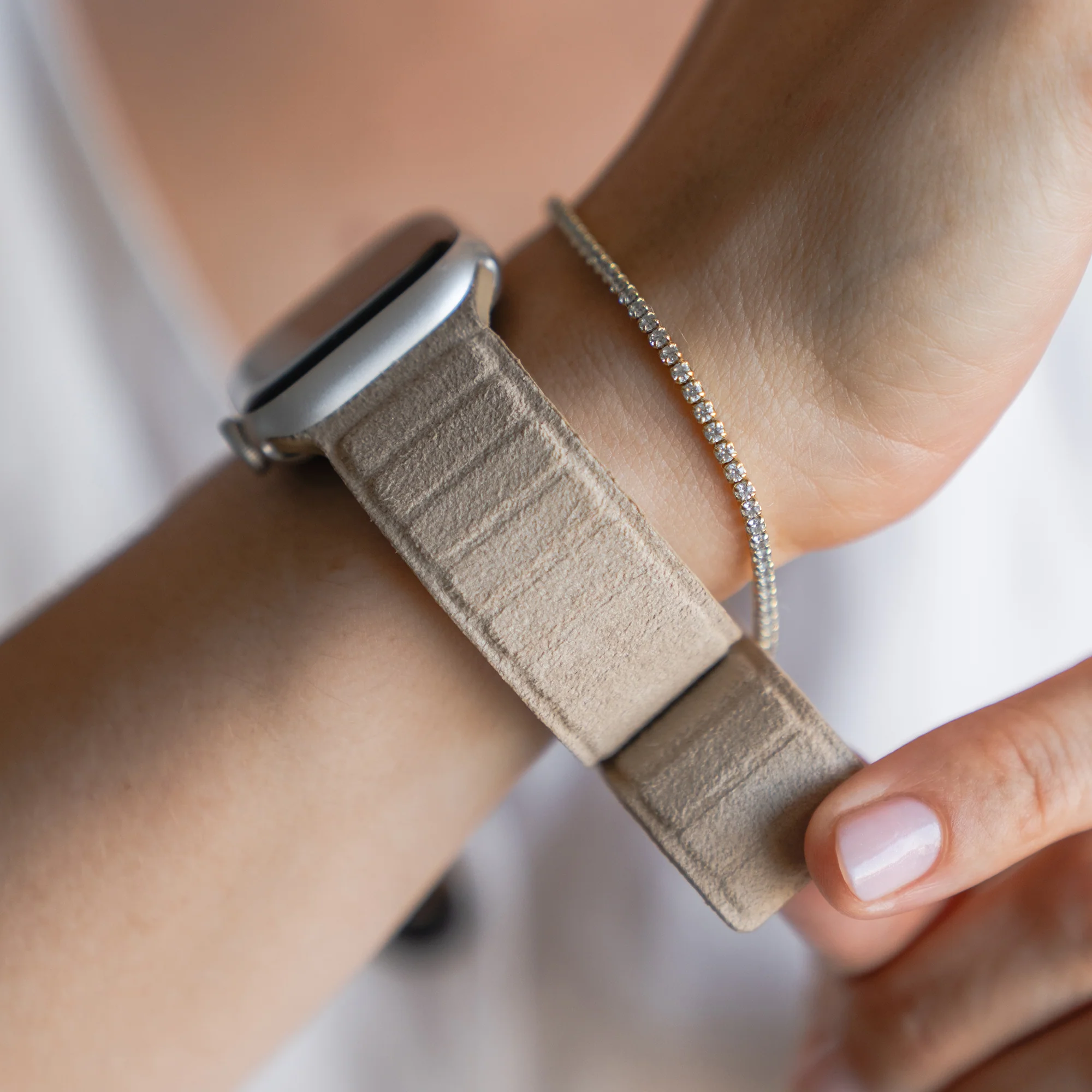 arktisband Apple Watch magnetisches Armband aus Alcantara - Image 13