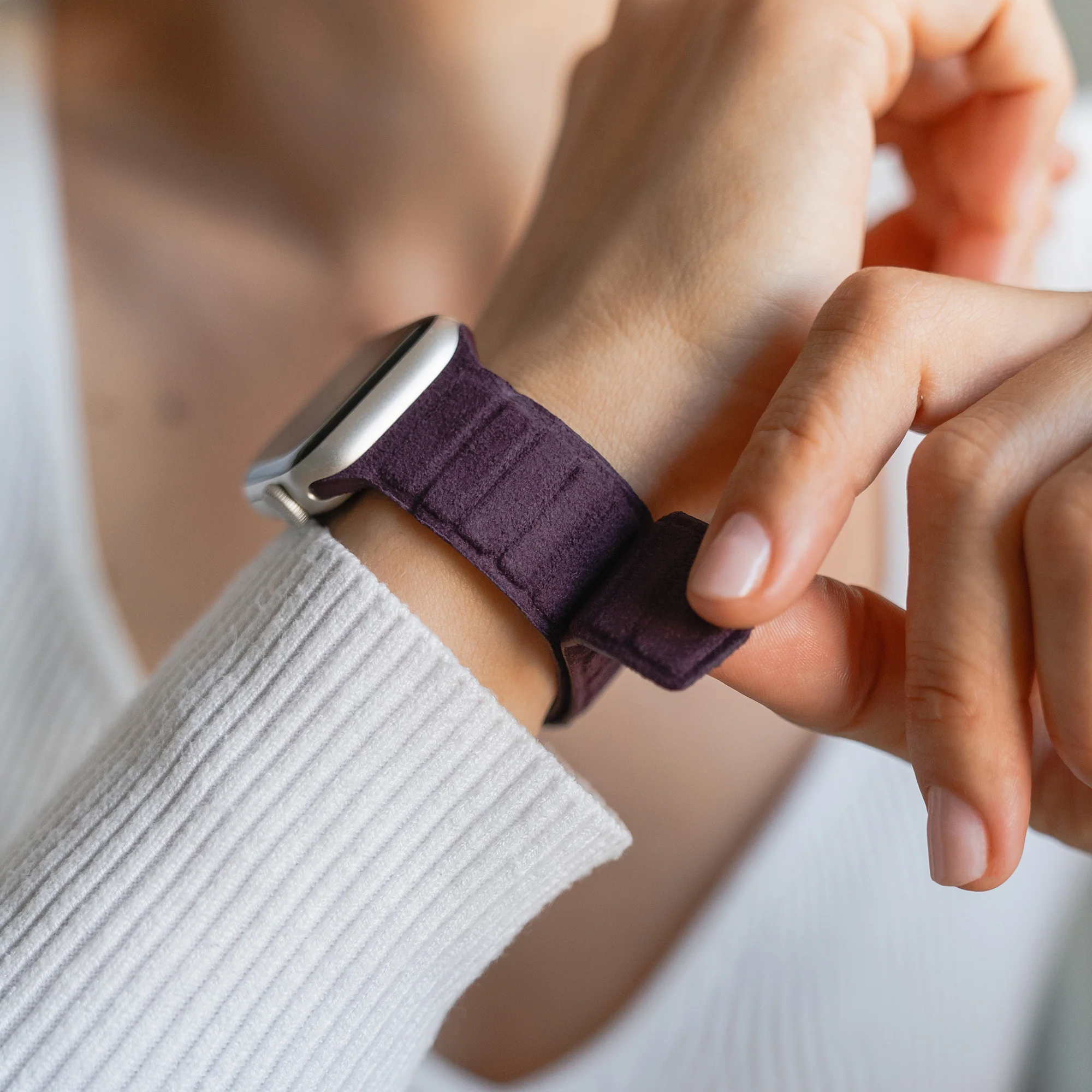 arktisband Apple Watch magnetisches Armband aus Alcantara - Image 30