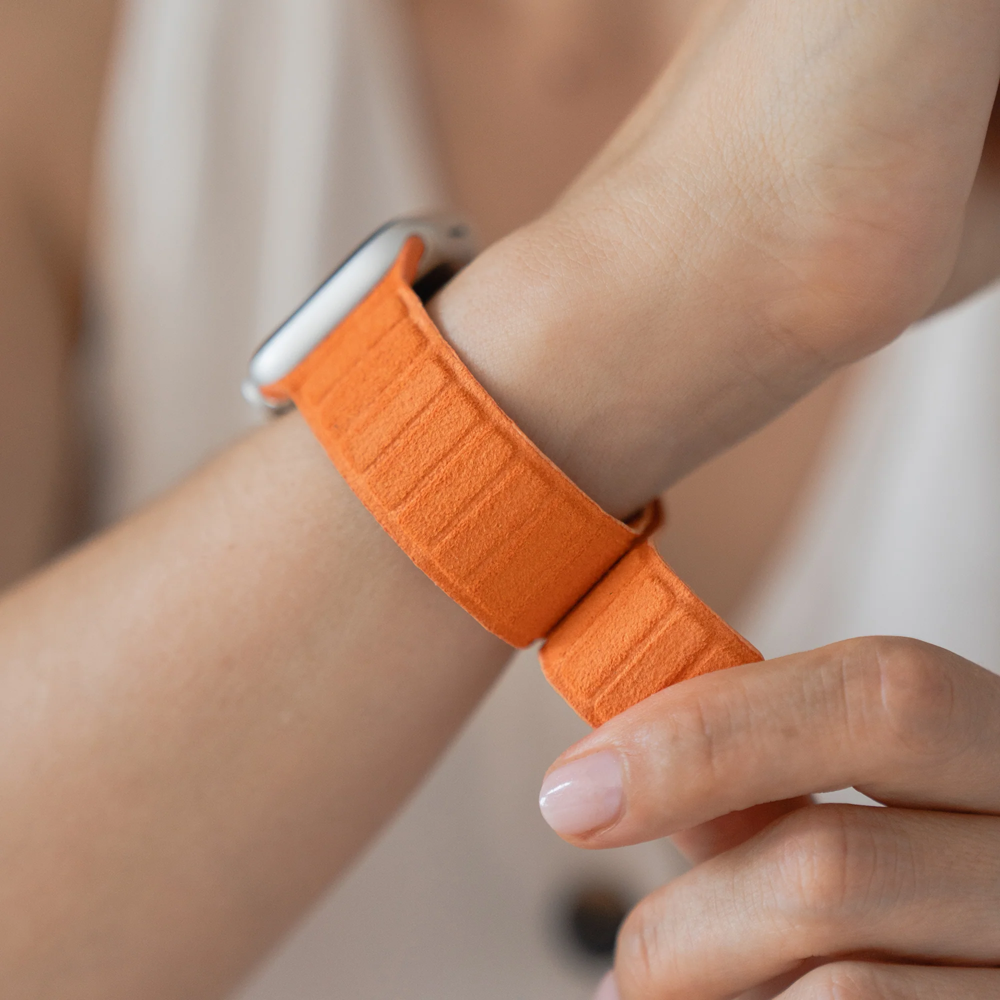 arktisband Apple Watch magnetisches Armband aus Alcantara - Image 37