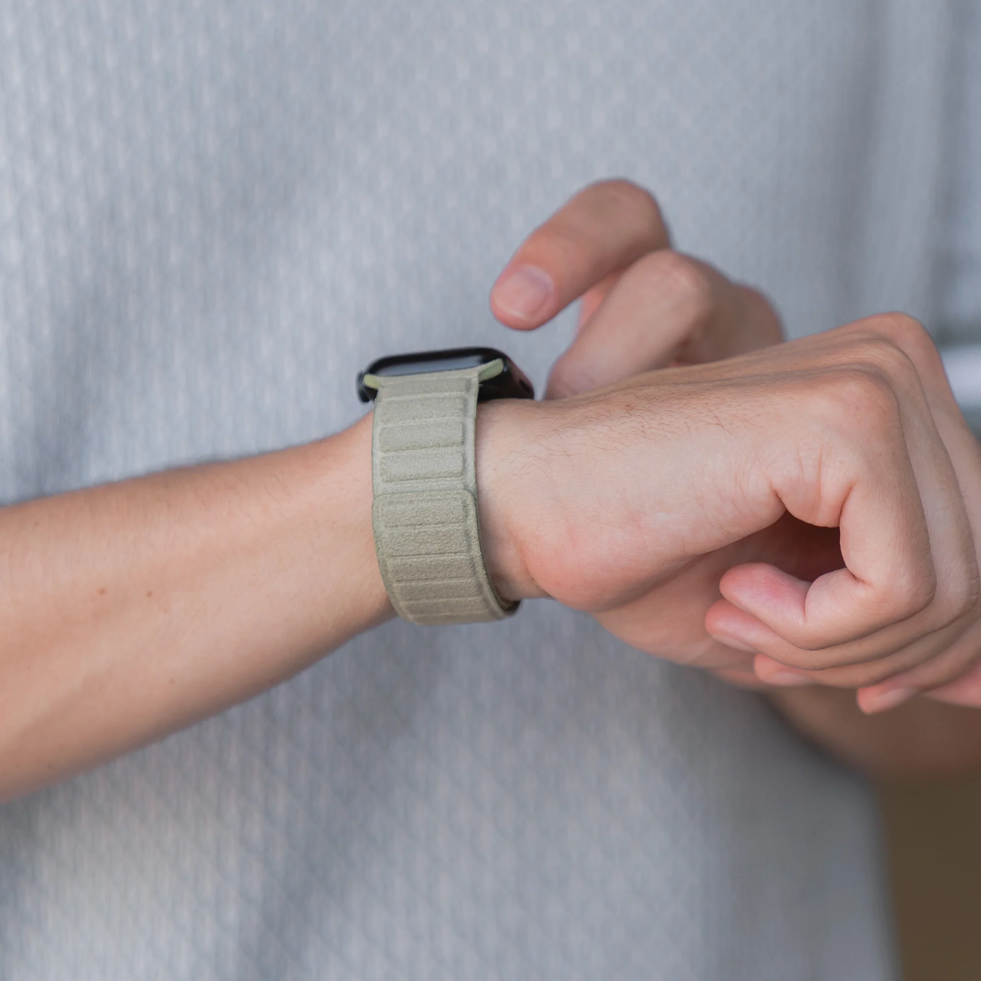 arktisband Apple Watch magnetisches Armband aus Alcantara - Image 51