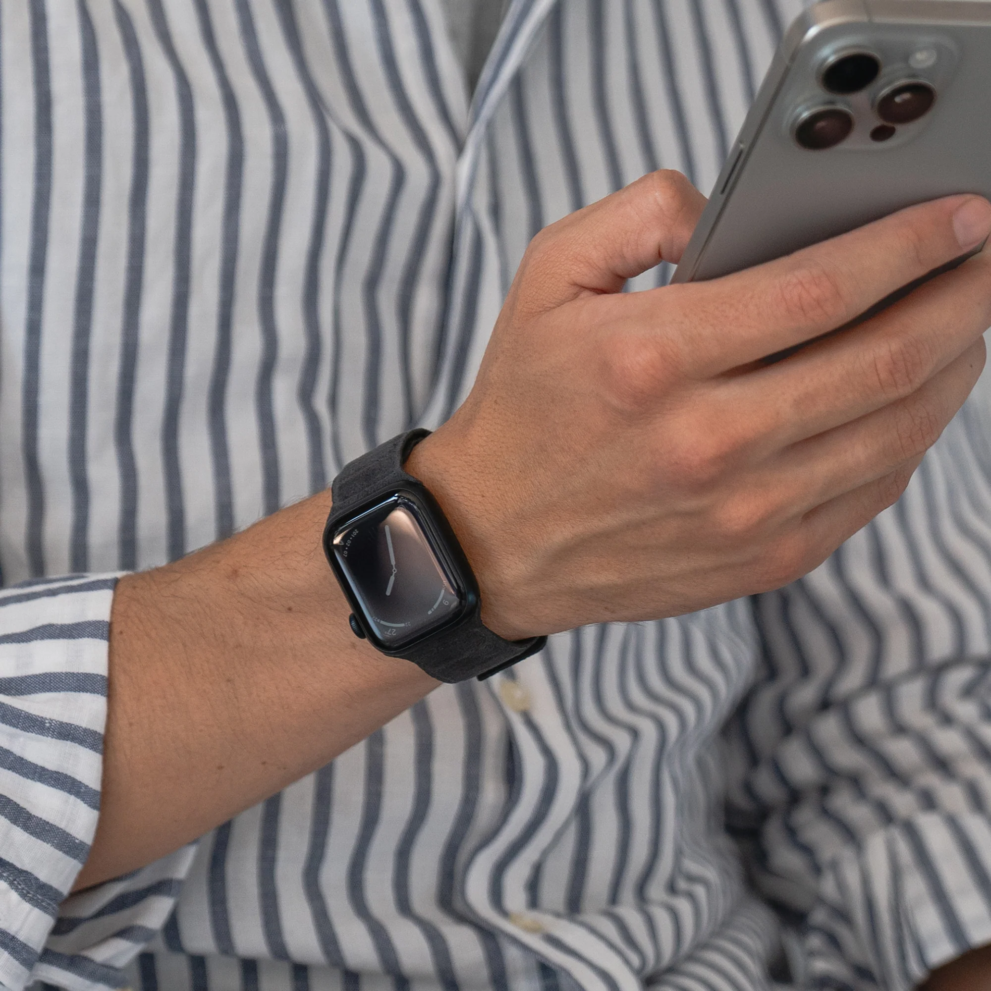 arktisband Apple Watch magnetisches Armband aus Alcantara - Image 7