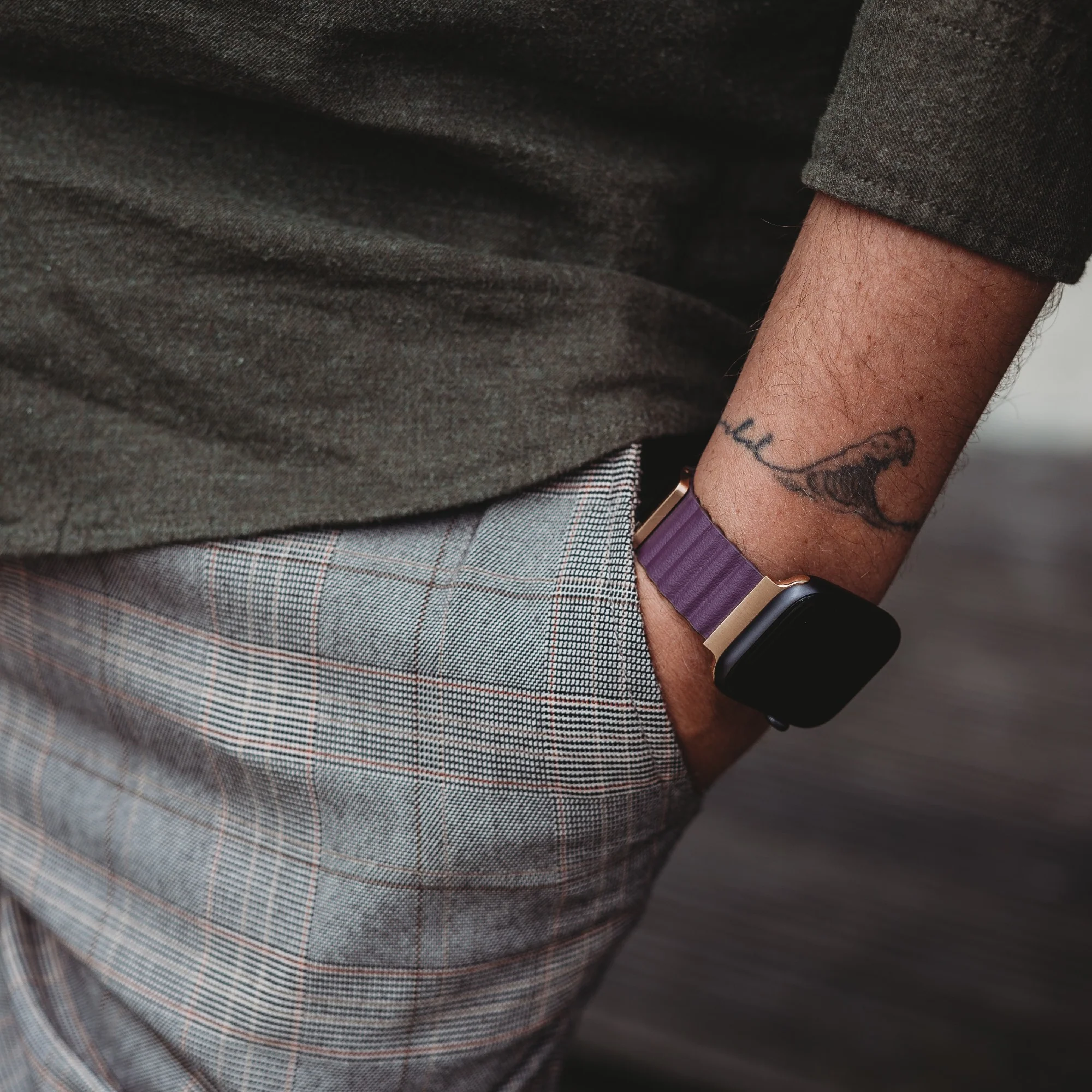 arktisband Kunstlederarmband "Gustino" für Apple Watch - Image 11