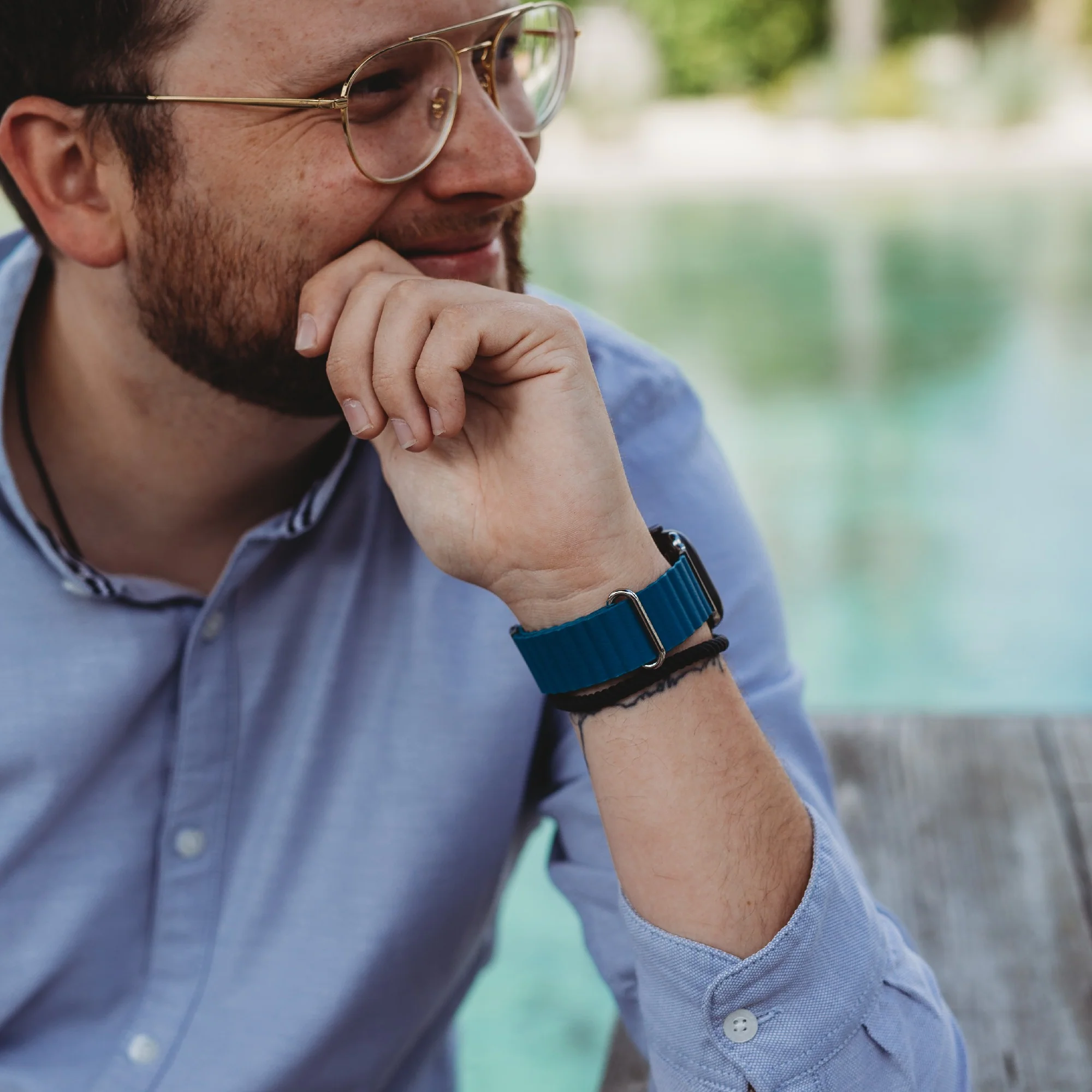 arktisband Kunstlederarmband "Gustino" für Apple Watch - Image 8