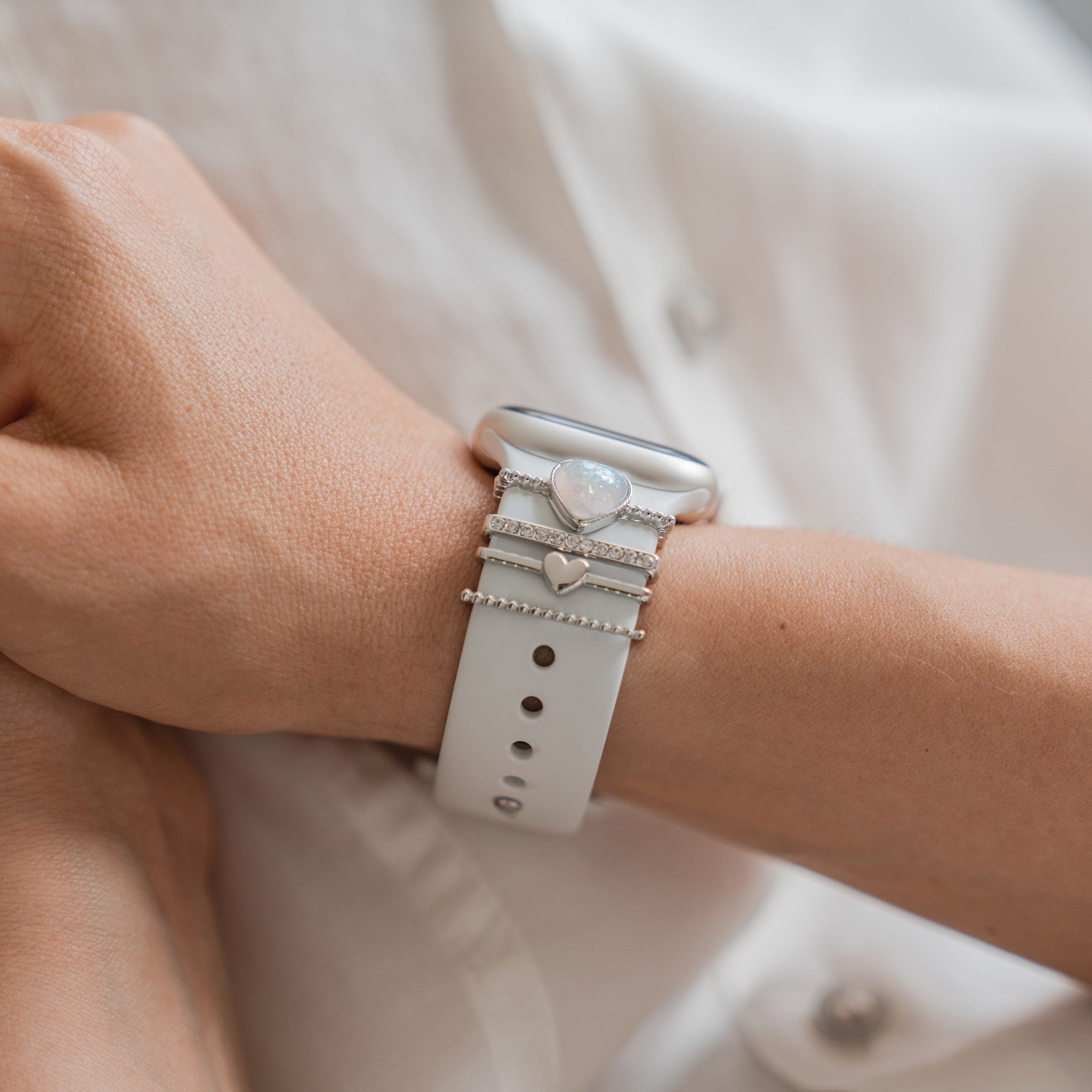 arktisband Apple Watch Charms "Loyal" - Silber - Image 4