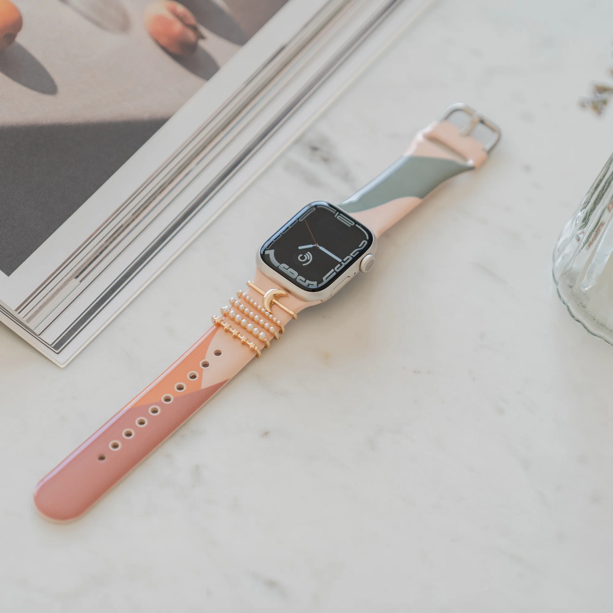 arktisband Apple Watch Charms "Moon" - Gold - Image 3